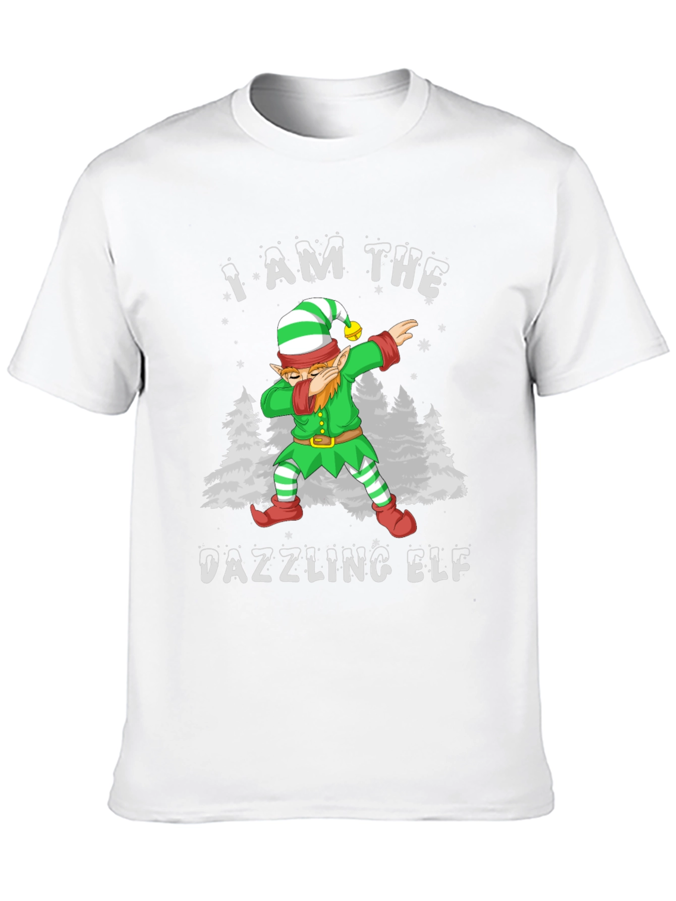 Dazzling Elf Christmas Graphic Tee