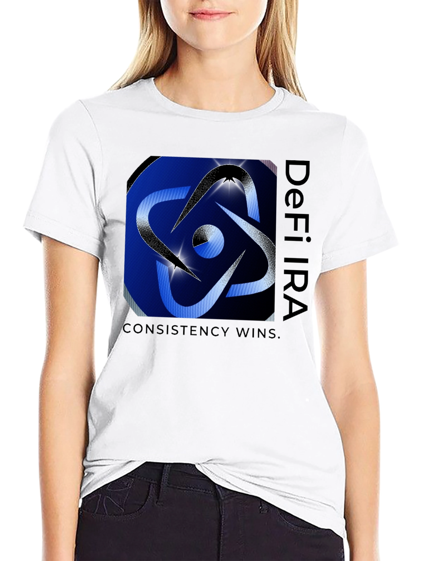 DeFi IRA Consistency Wins Graphic Tee