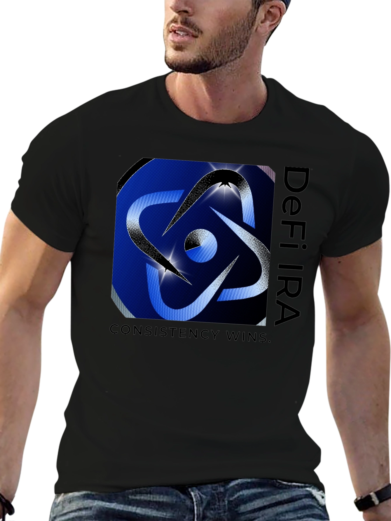 DeFi IRA Consistency Wins Graphic Tee