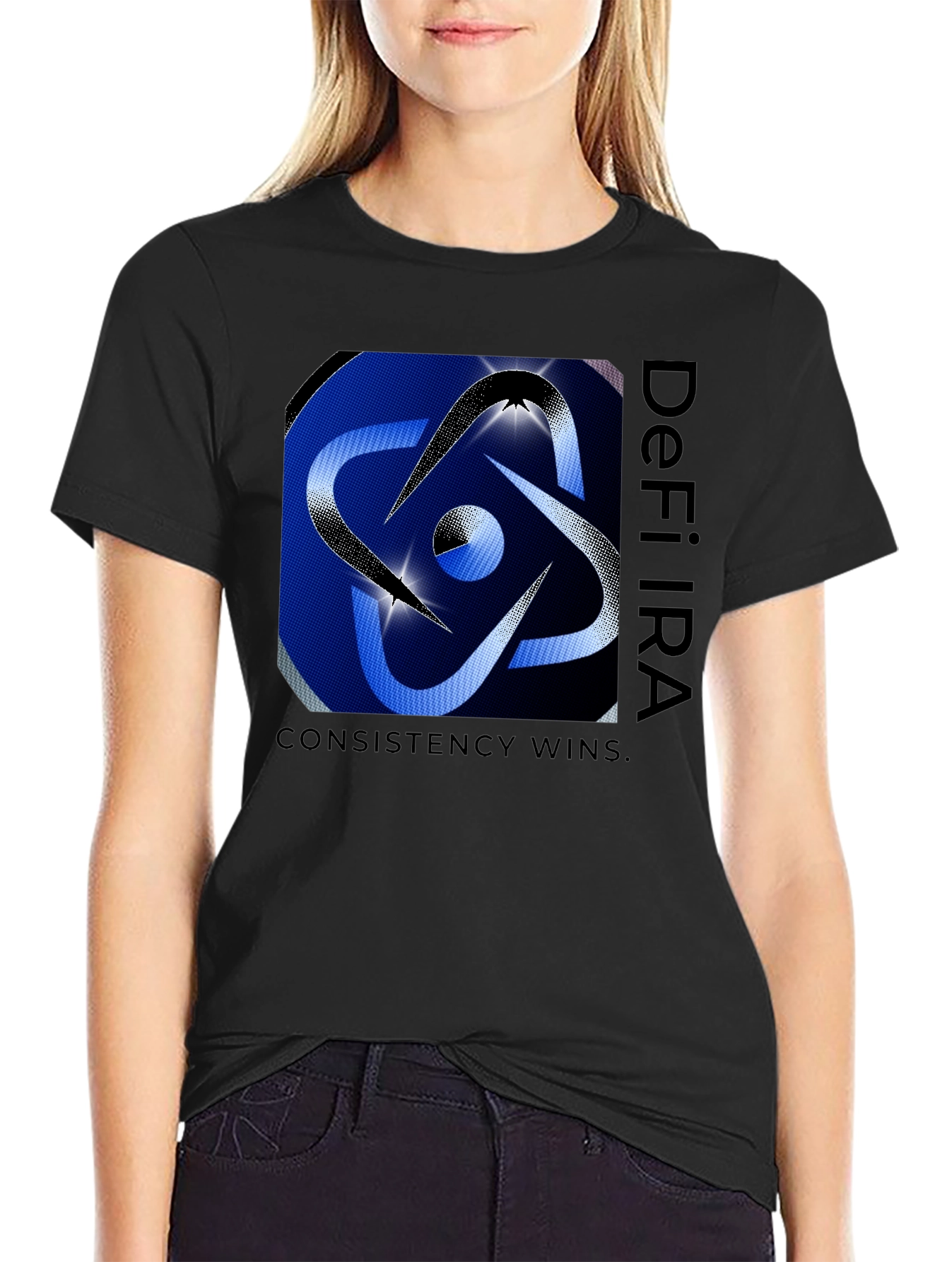 DeFi IRA Consistency Wins Graphic Tee