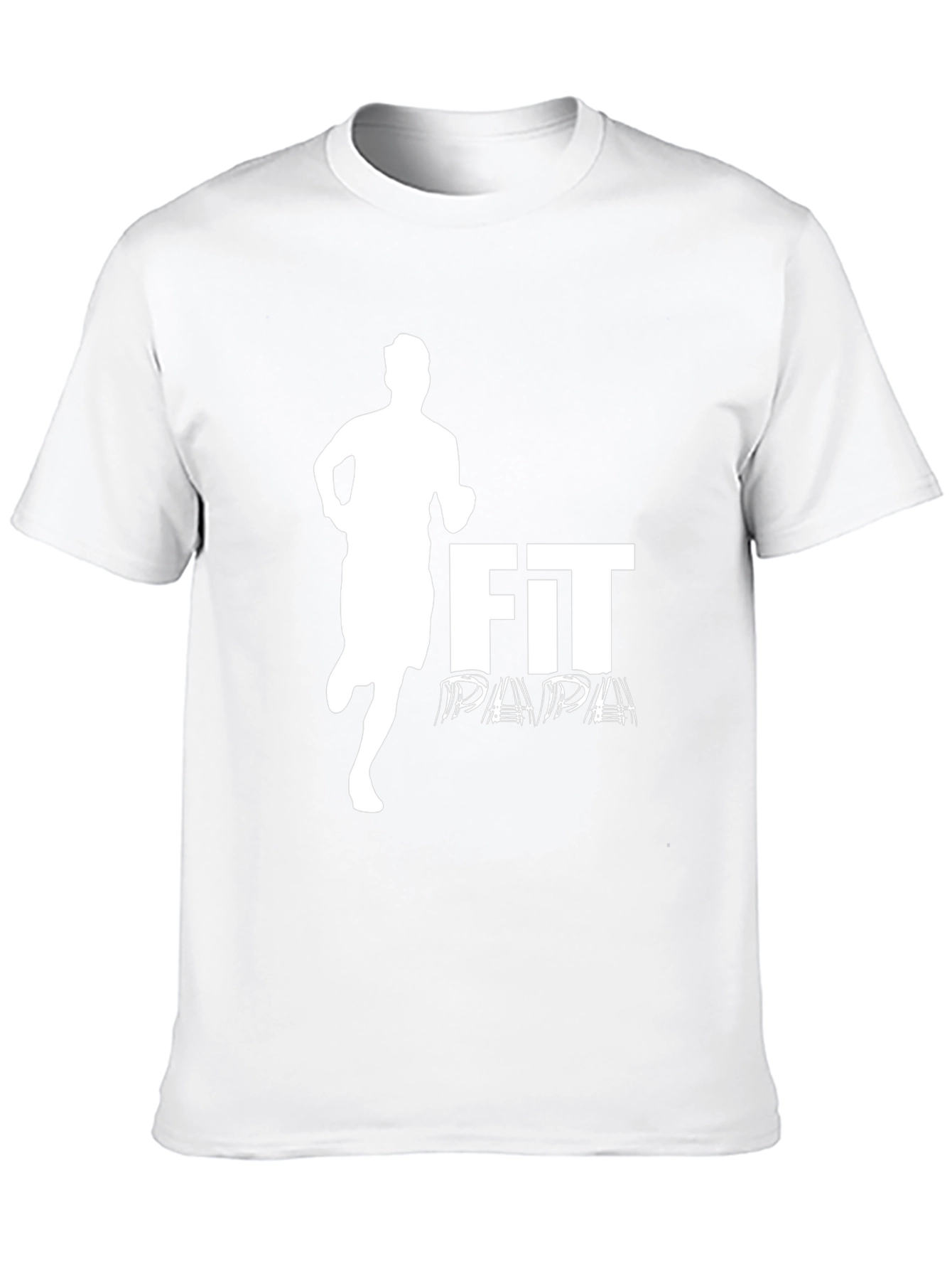 Fit Papa Graphic Tee - Black Athletic Dad Shirt