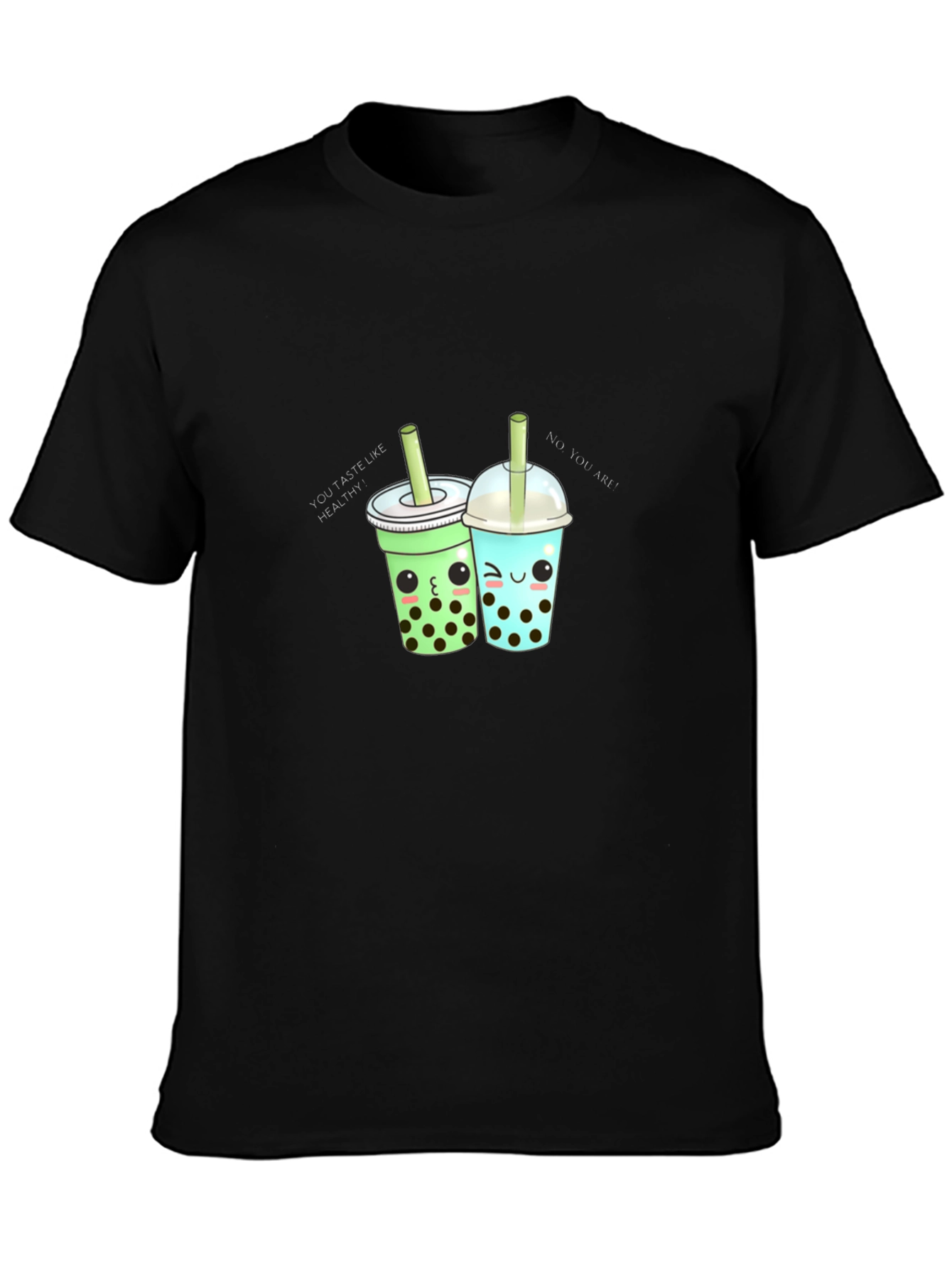 Cute Bubble Tea Graphic Tee - Kawaii Boba Shirt