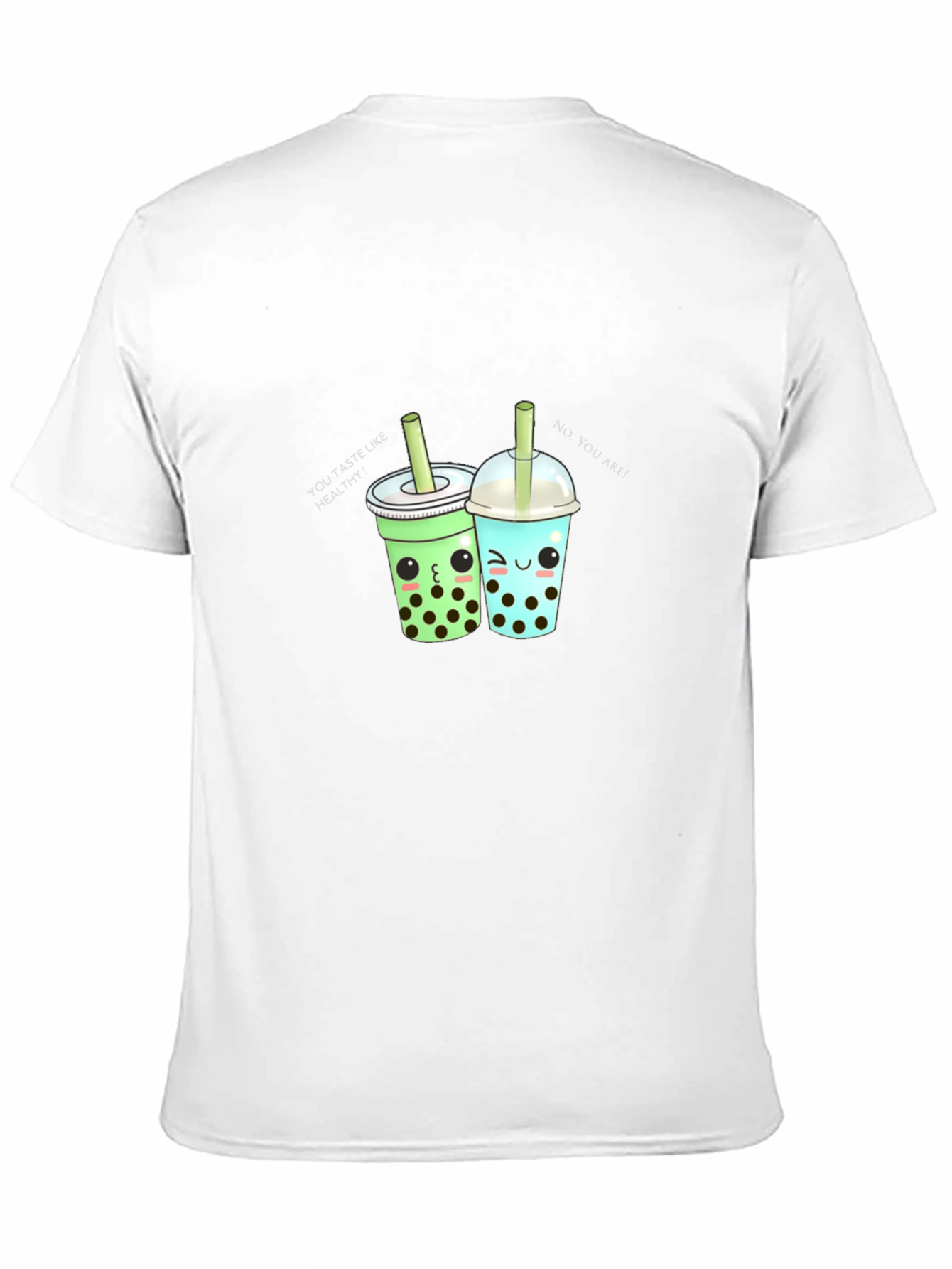 Cute Bubble Tea Graphic Tee - Kawaii Boba Shirt
