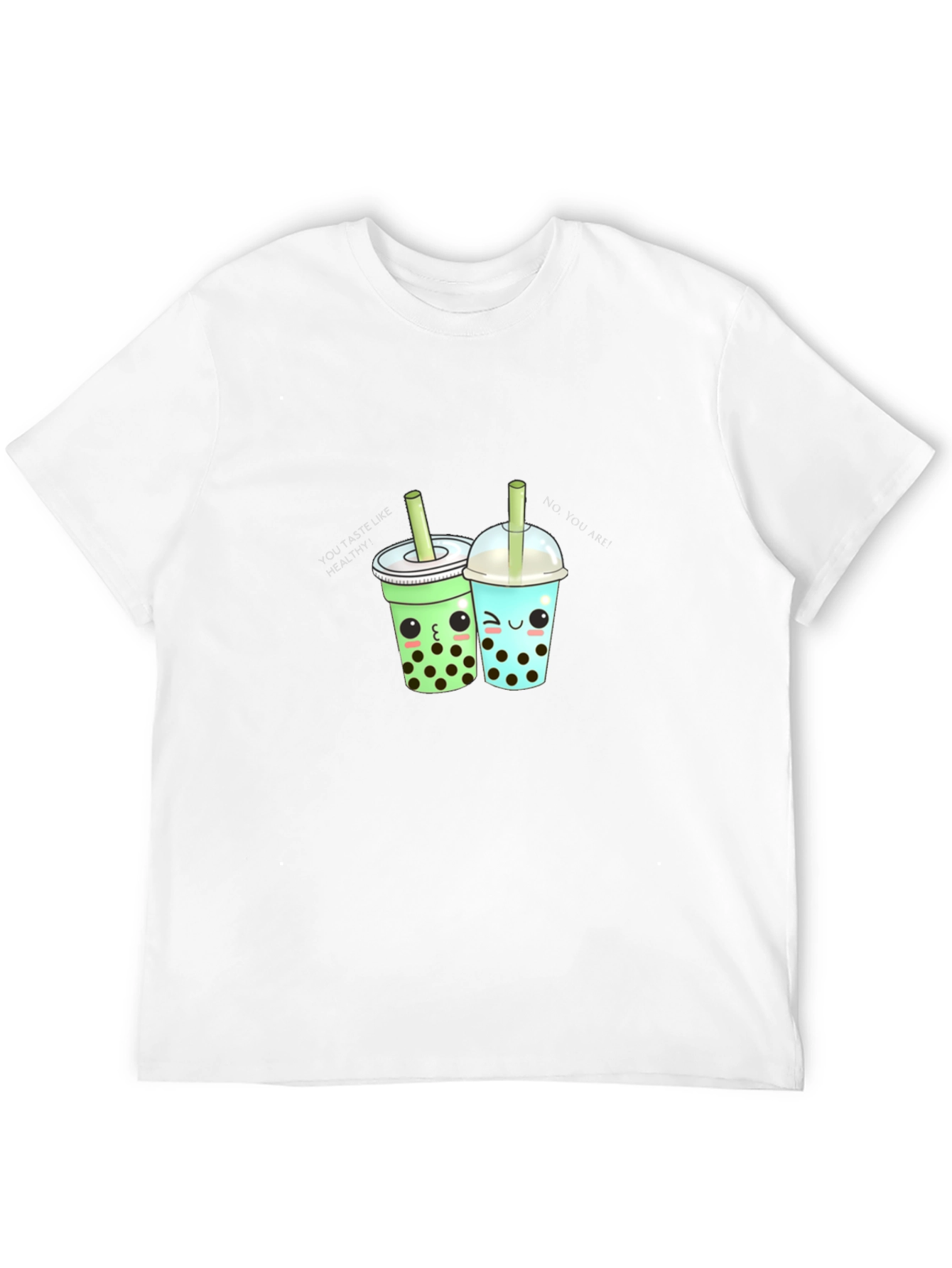 Cute Bubble Tea Graphic Tee - Kawaii Boba Shirt