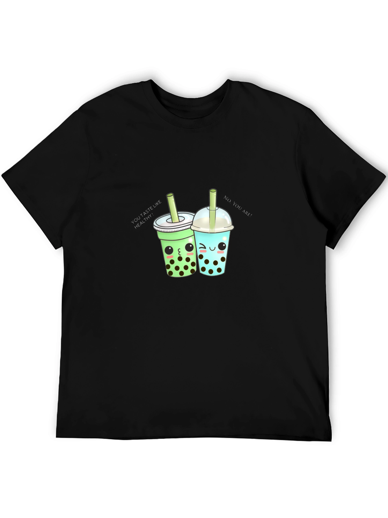 Cute Bubble Tea Graphic Tee - Kawaii Boba Shirt