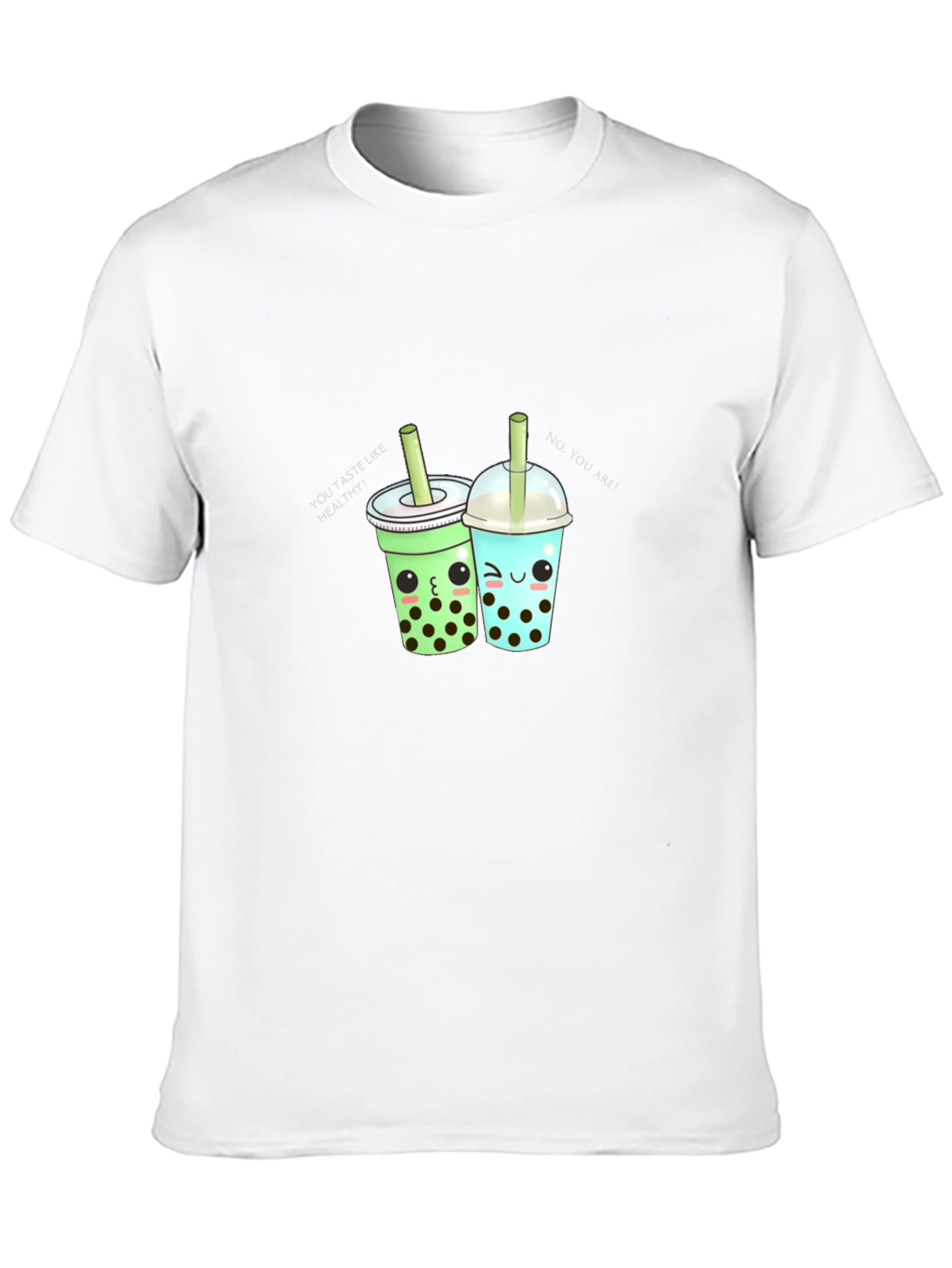 Cute Bubble Tea Graphic Tee - Kawaii Boba Shirt