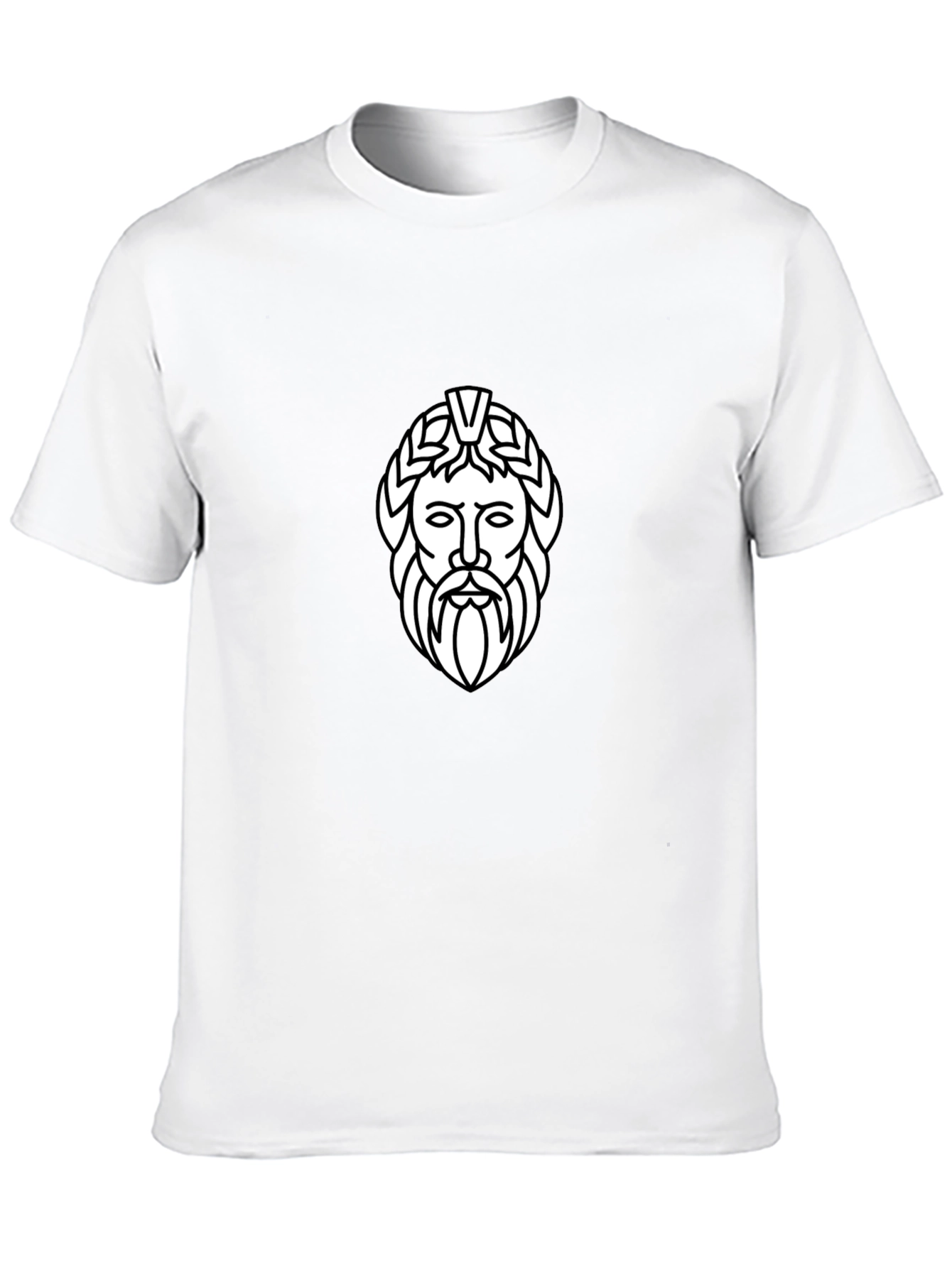 Zeus Graphic Tee - Black Cotton T-Shirt
