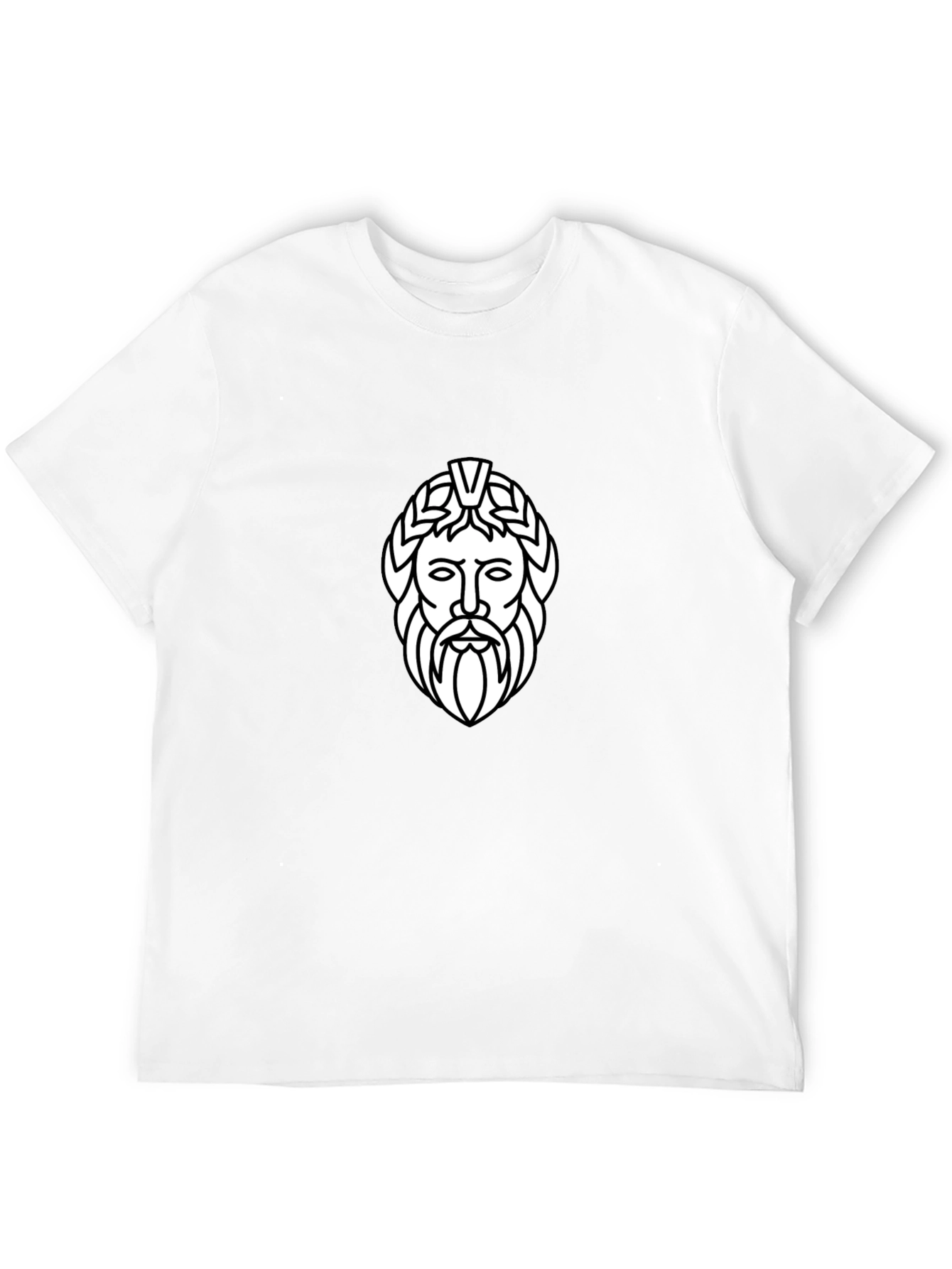Zeus Graphic Tee - Black Cotton T-Shirt