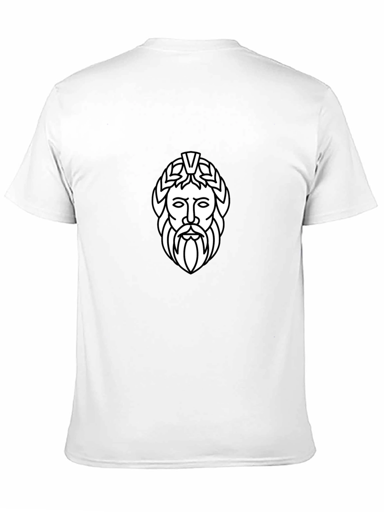Zeus Graphic Tee - Black Cotton T-Shirt