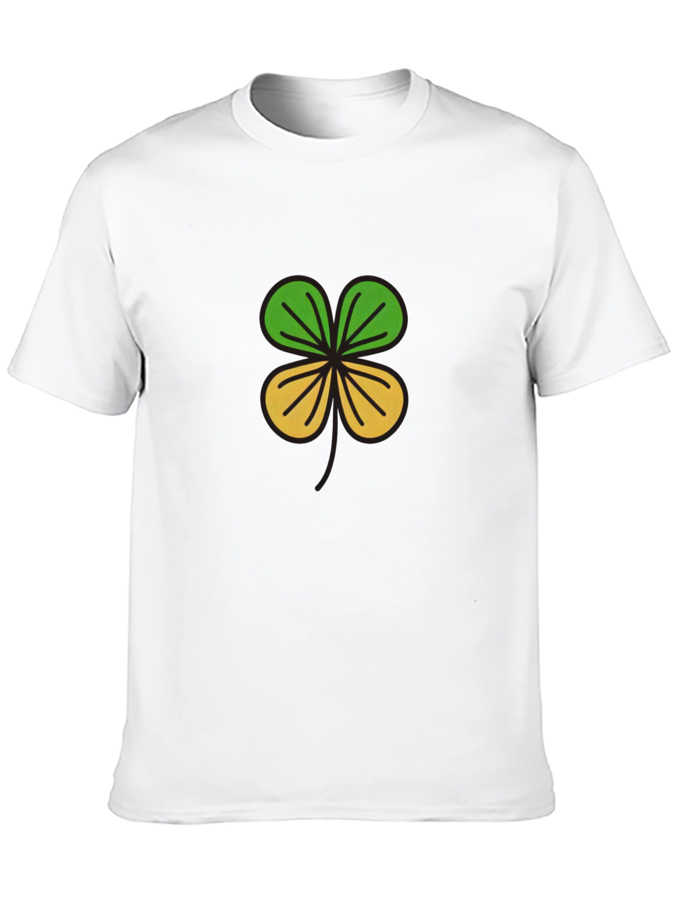 Lucky Clover Graphic Tee - Black