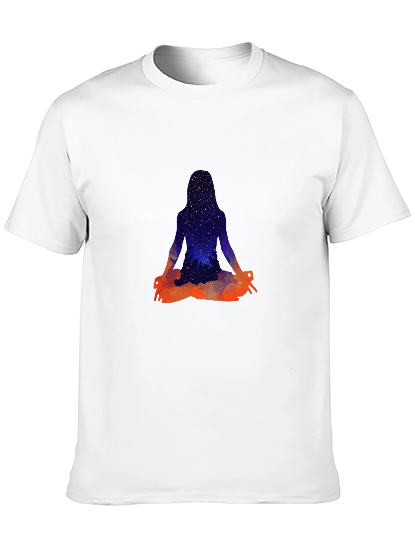 Cosmic Yogi Black T-Shirt - Meditate in Style