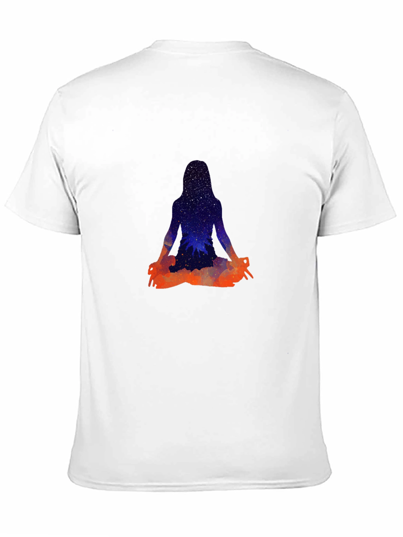 Cosmic Yogi Black T-Shirt - Meditate in Style