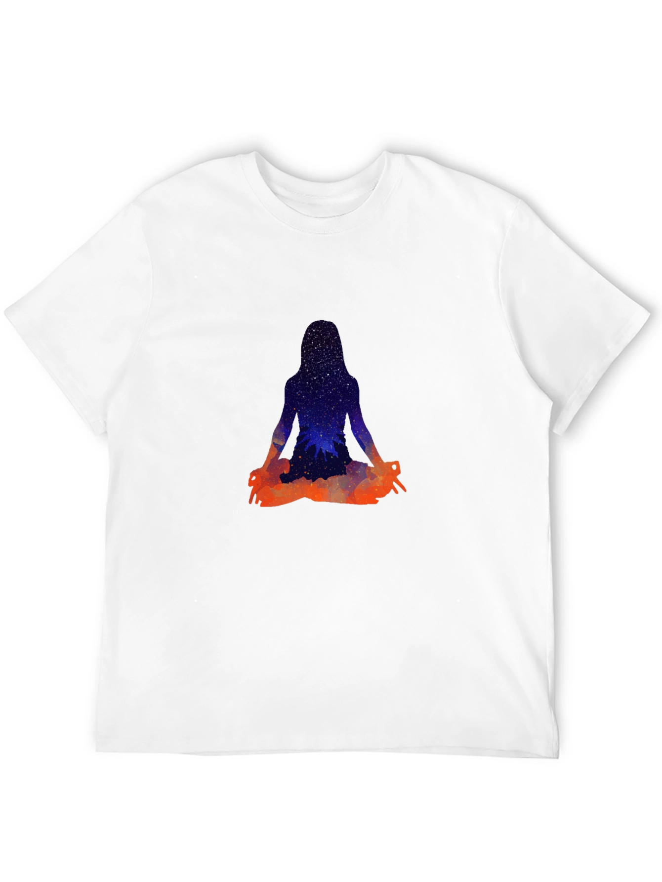 Cosmic Yogi Black T-Shirt - Meditate in Style