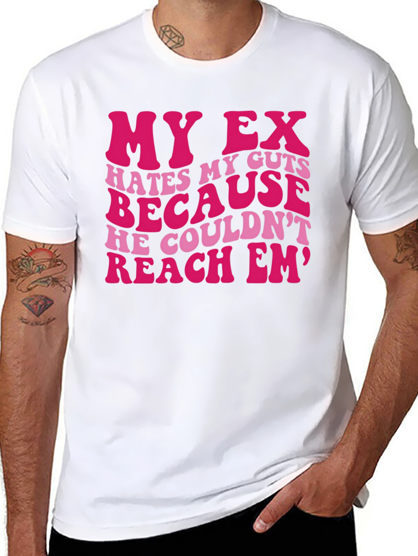 My Ex Hates My Guts T-Shirt Funny Graphic Tee