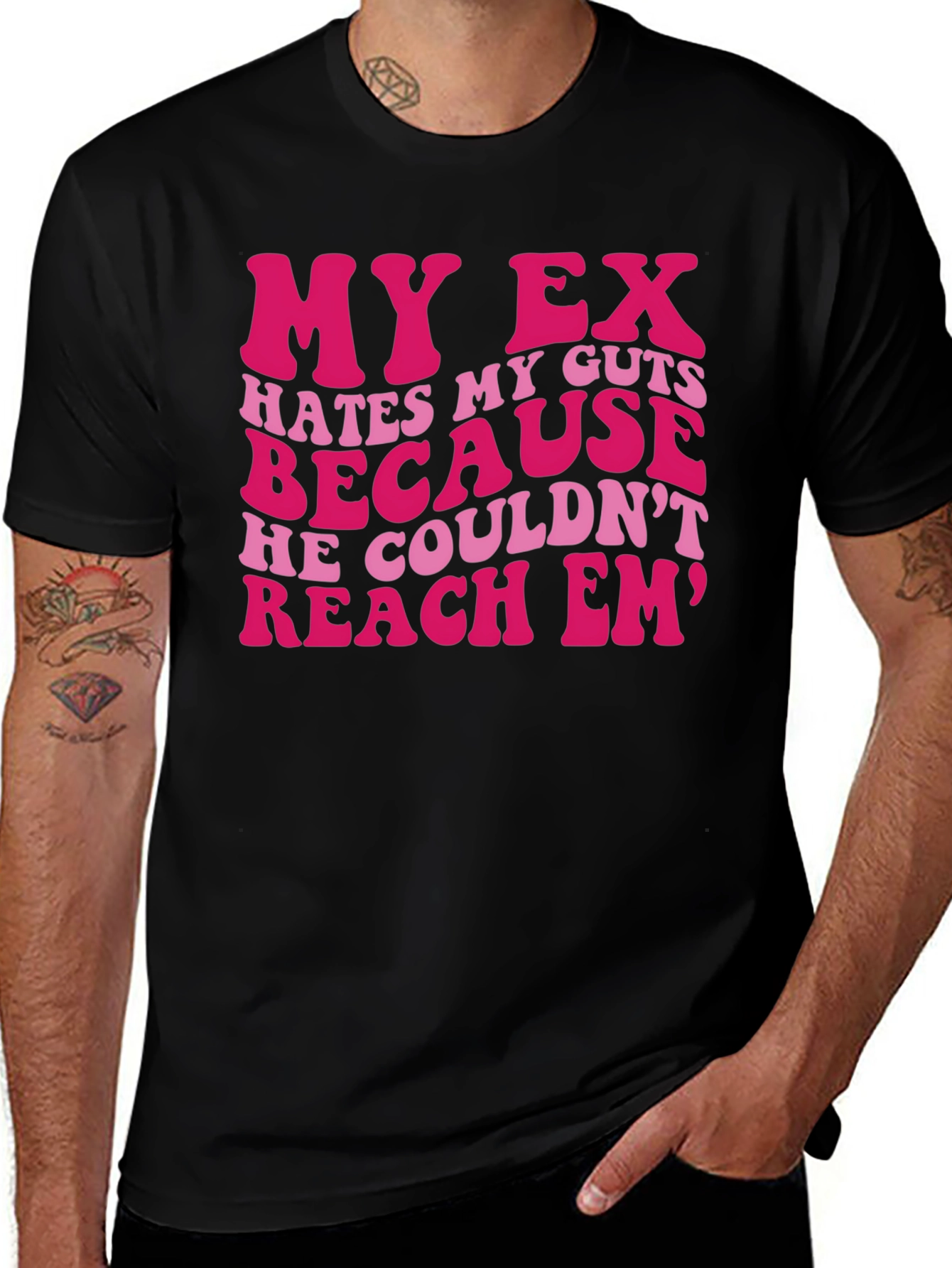 My Ex Hates My Guts T-Shirt Funny Graphic Tee