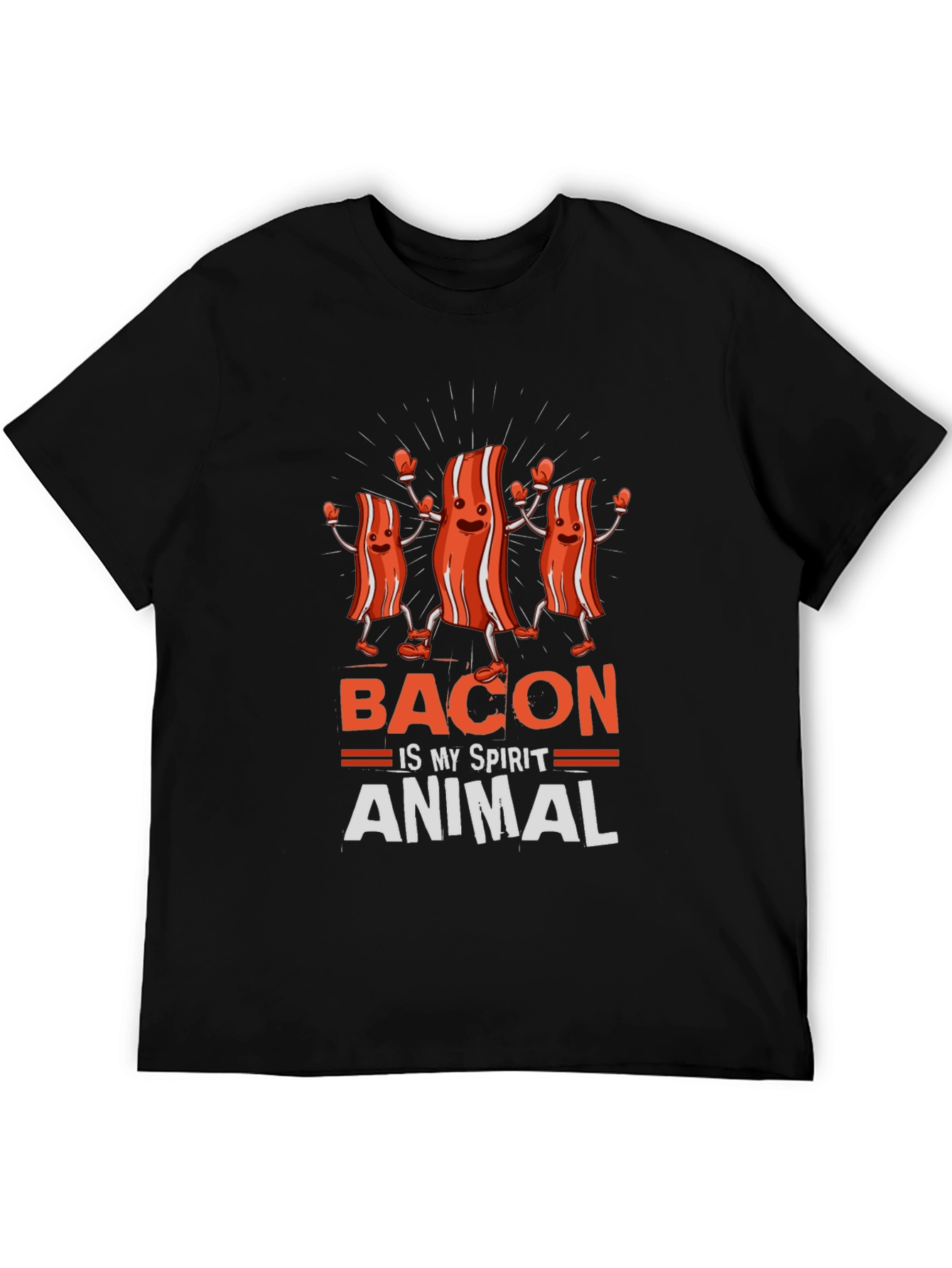 Bacon is My Spirit Animal Funny T-Shirt