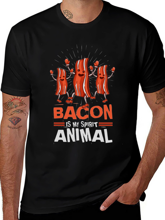 Bacon is My Spirit Animal Funny T-Shirt