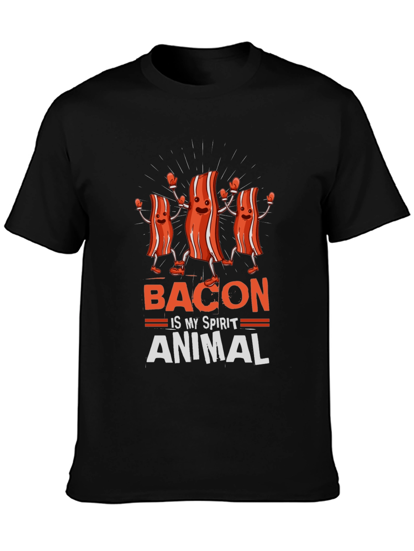 Bacon is My Spirit Animal Funny T-Shirt