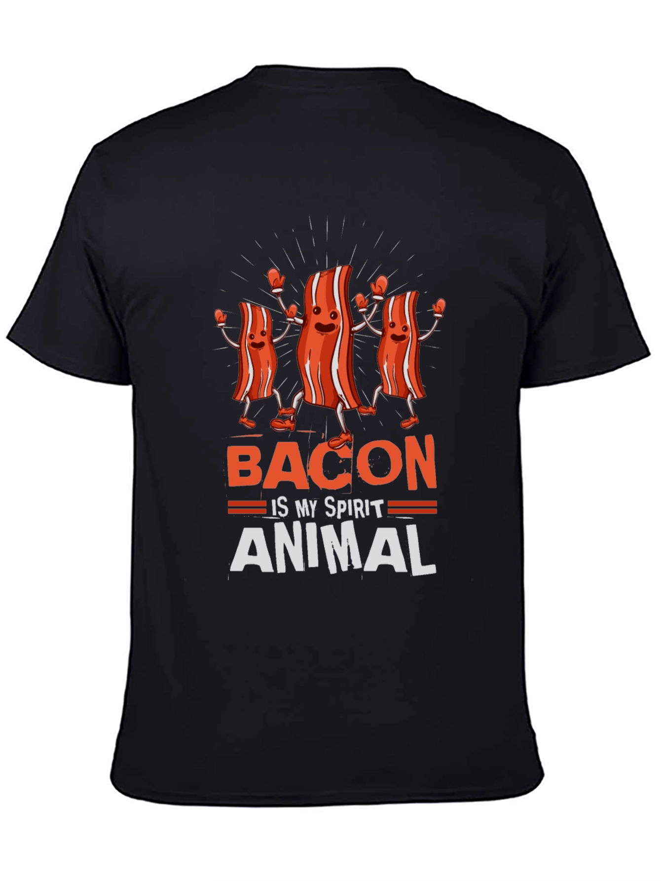 Bacon is My Spirit Animal Funny T-Shirt