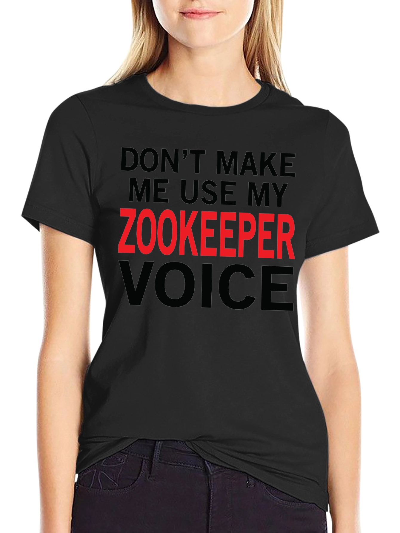 Zookeeper Voice T-Shirt - Funny Novelty Tee