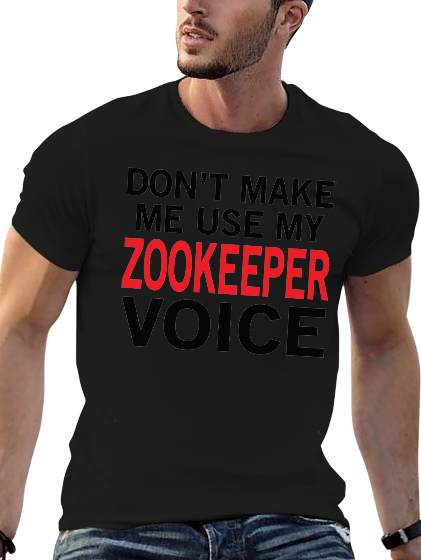 Zookeeper Voice T-Shirt - Funny Novelty Tee
