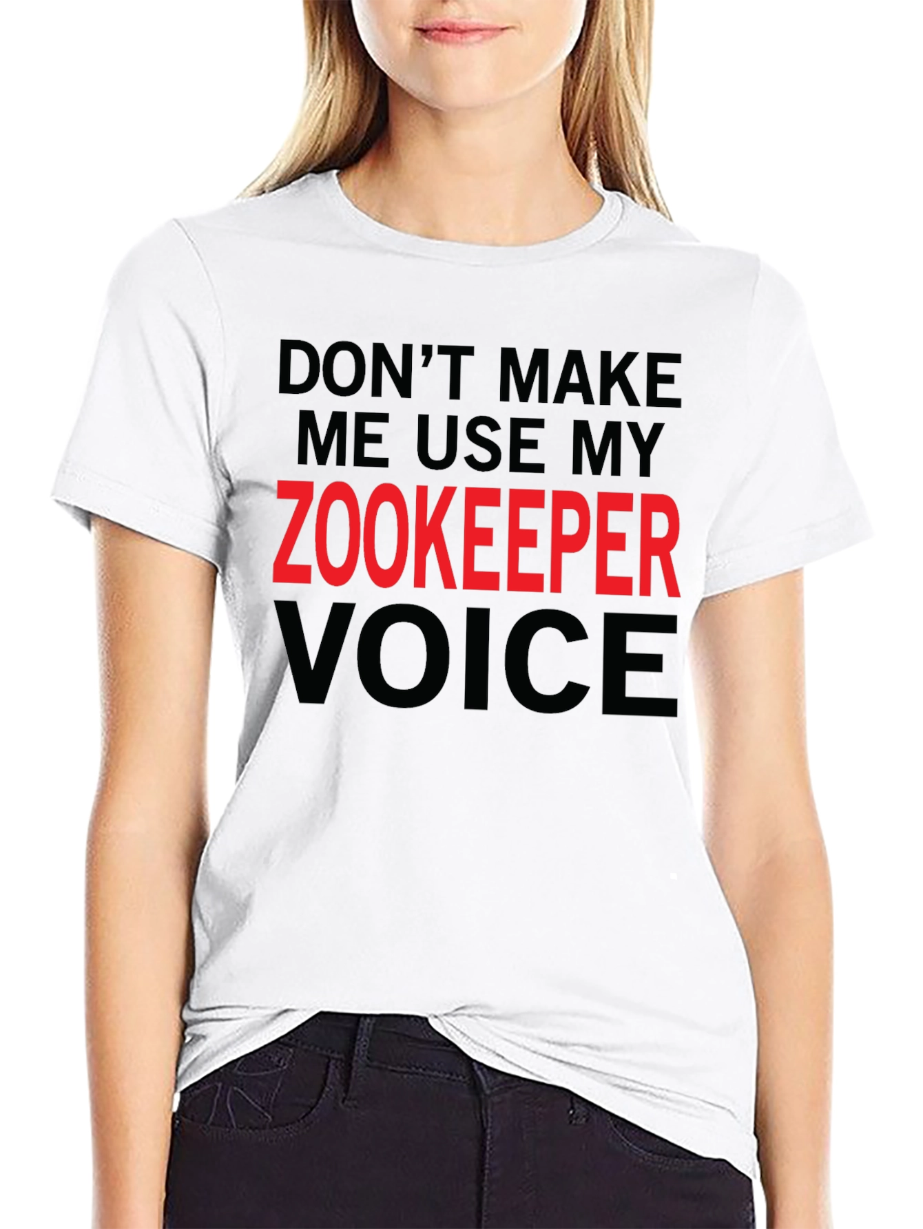 Zookeeper Voice T-Shirt - Funny Novelty Tee