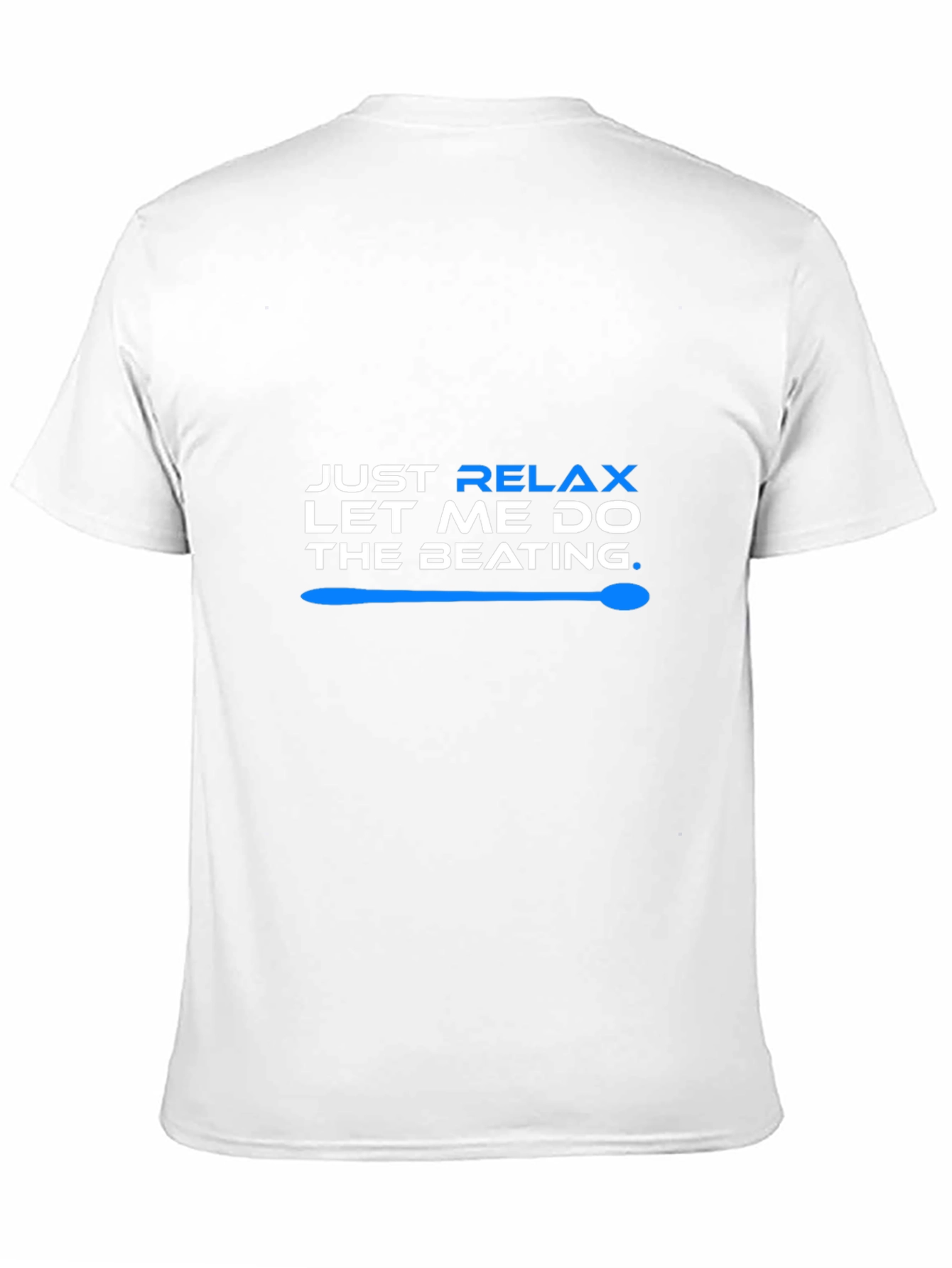 Relax Let Me Do The Beating T-Shirt - Black