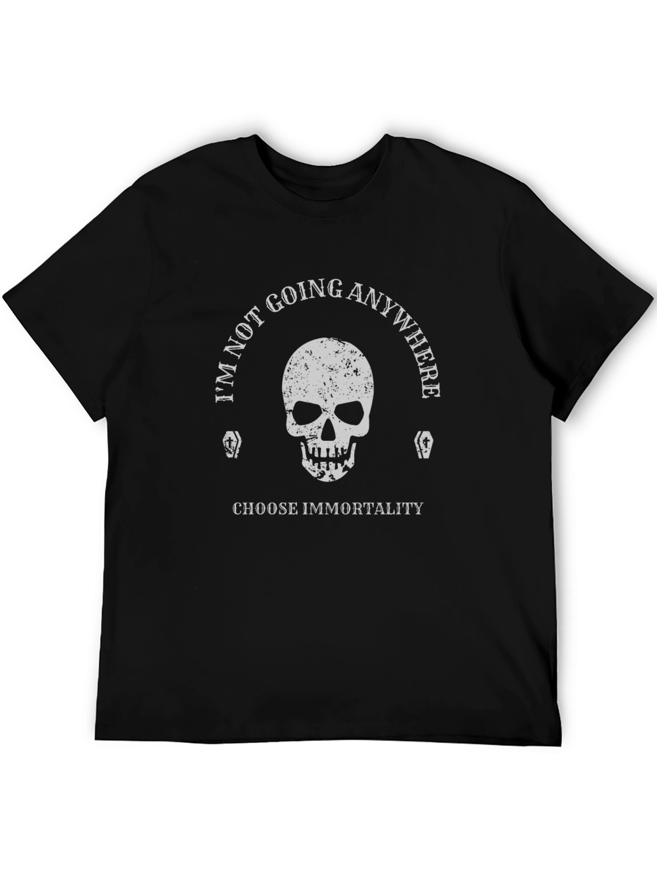 Immortality Skull Graphic Tee