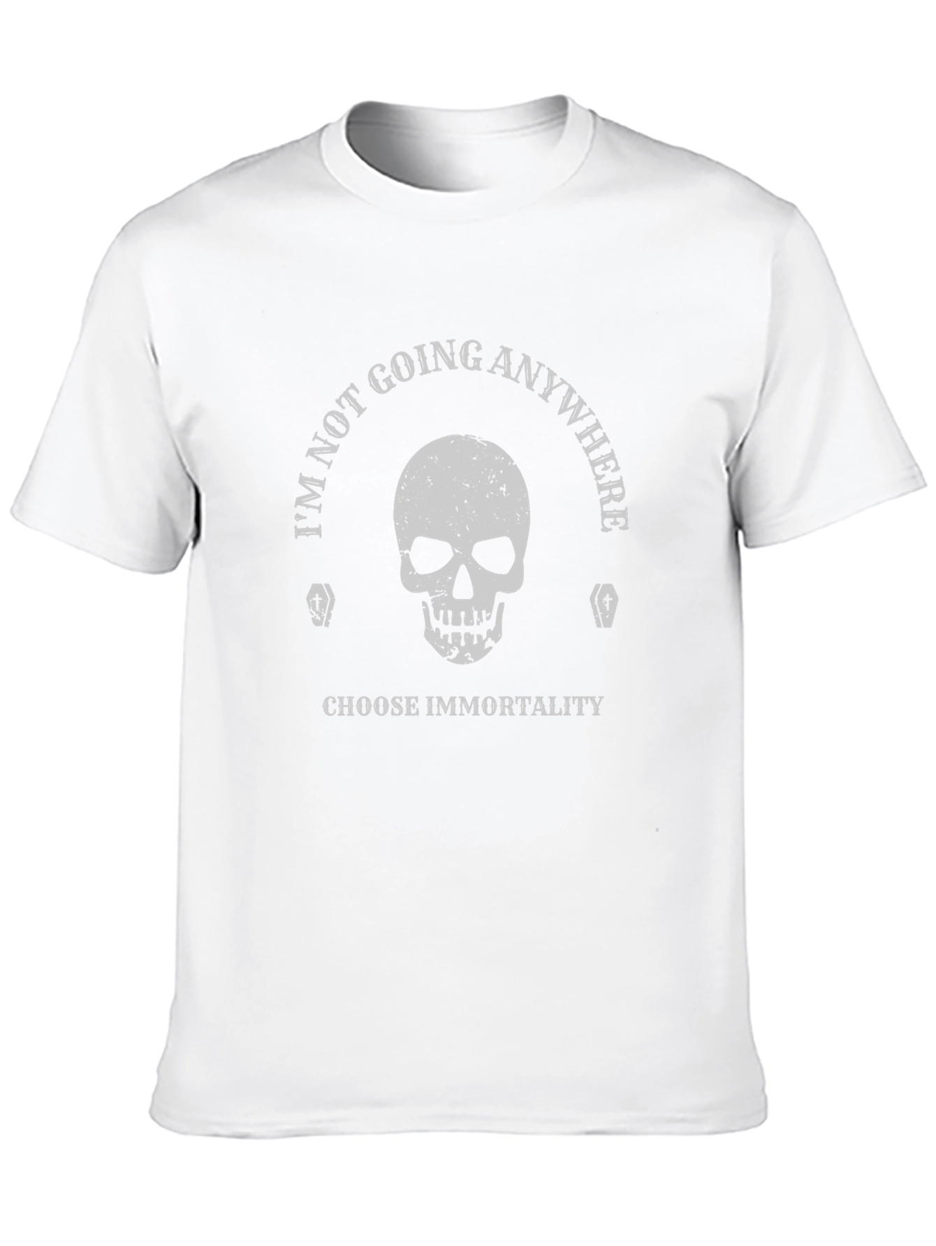 Immortality Skull Graphic Tee