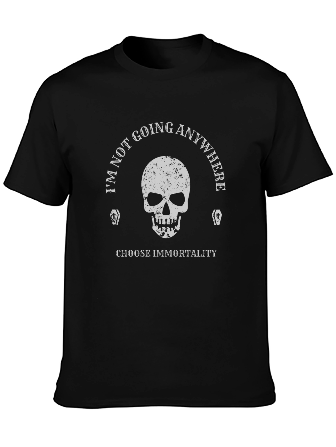 Immortality Skull Graphic Tee