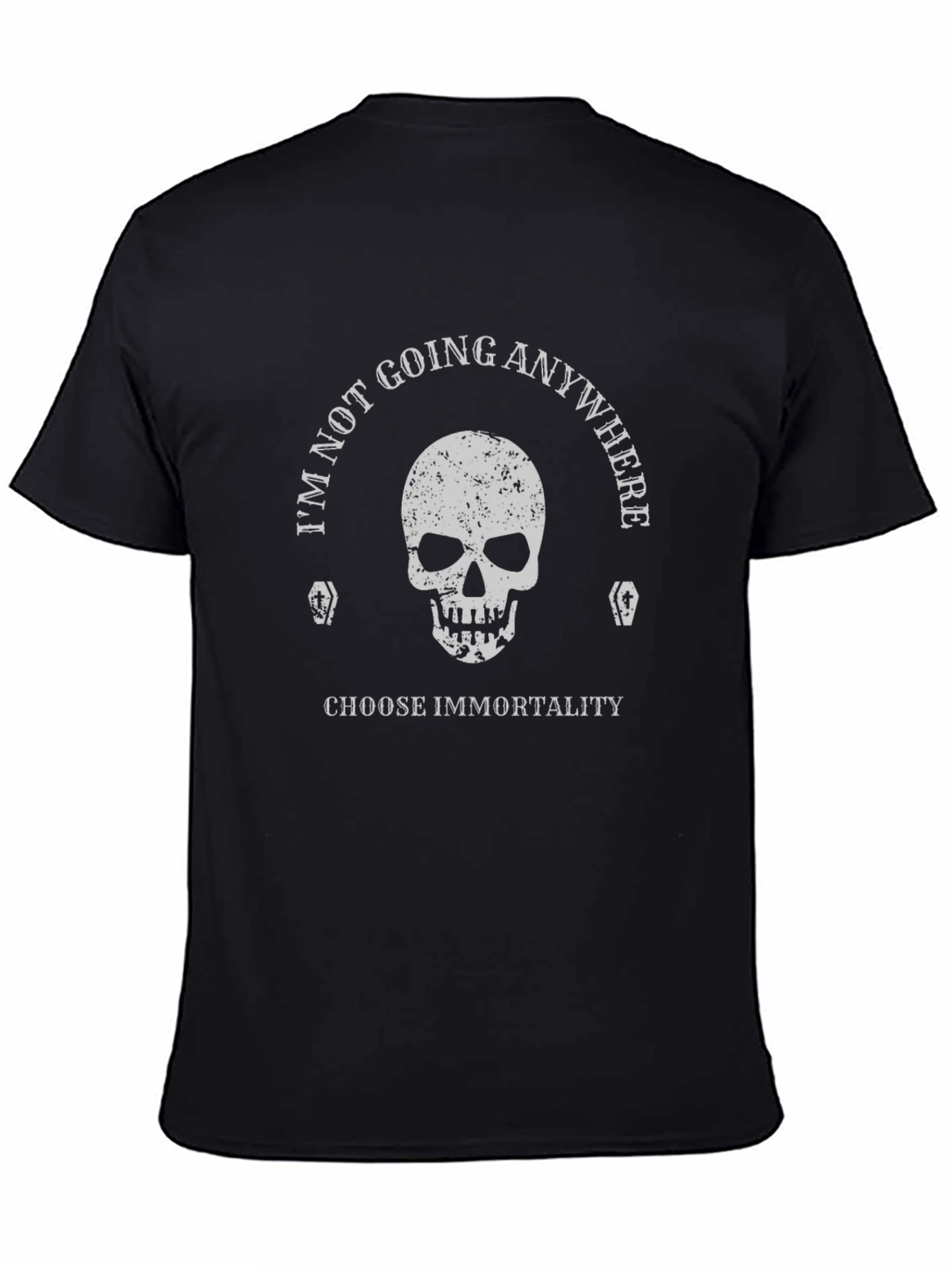 Immortality Skull Graphic Tee