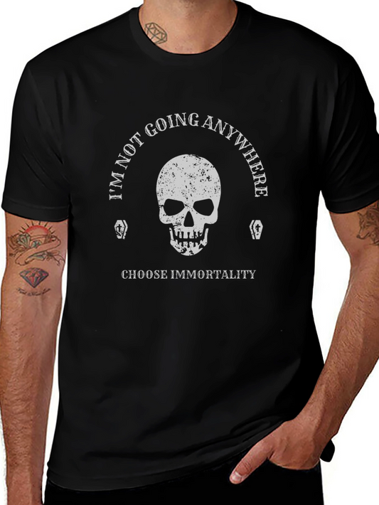 Immortality Skull Graphic Tee