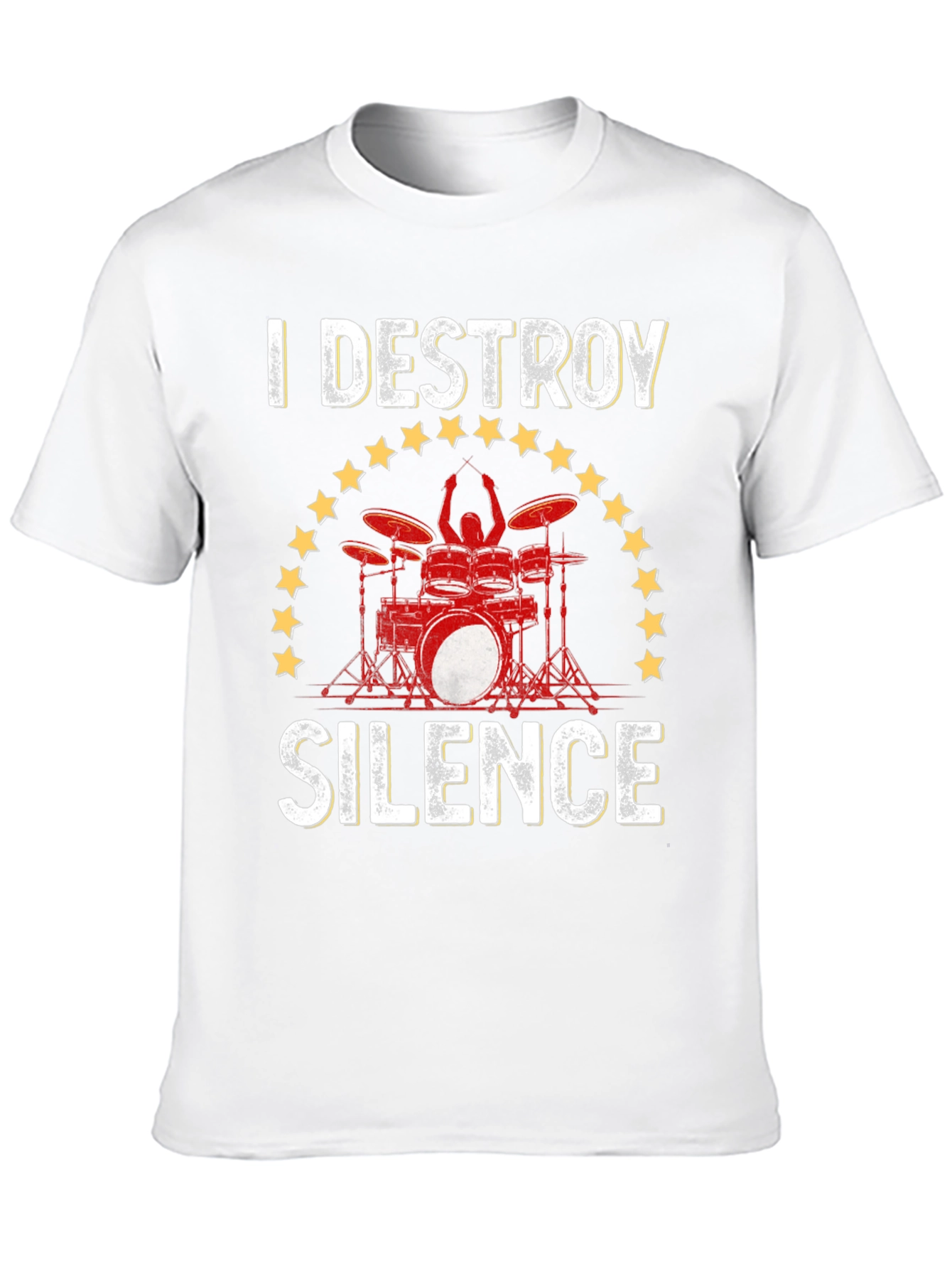 I Destroy Silence Drummer T-Shirt