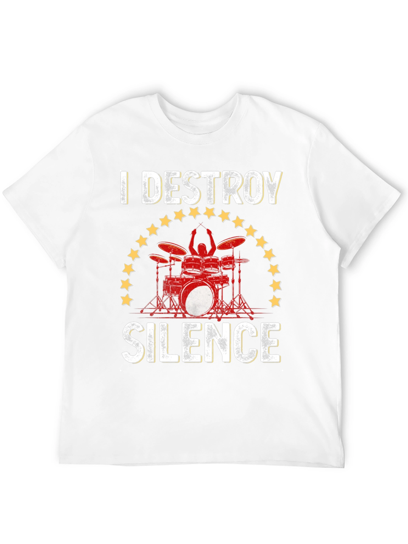 I Destroy Silence Drummer T-Shirt