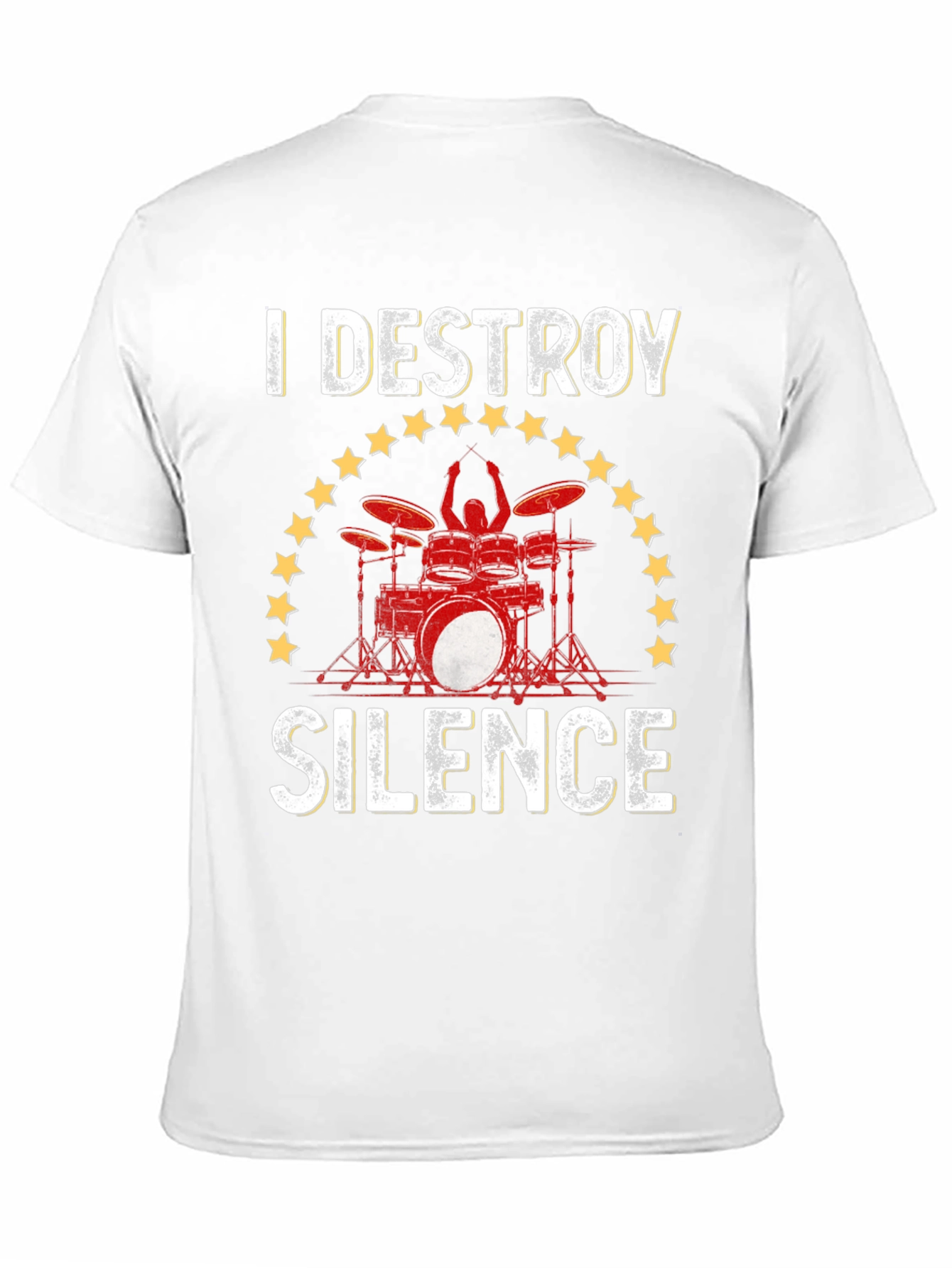 I Destroy Silence Drummer T-Shirt