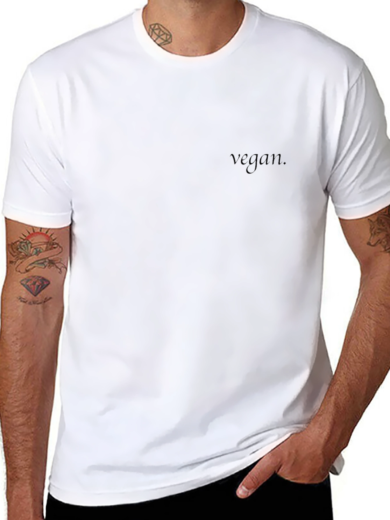 Vegan Black T-Shirt