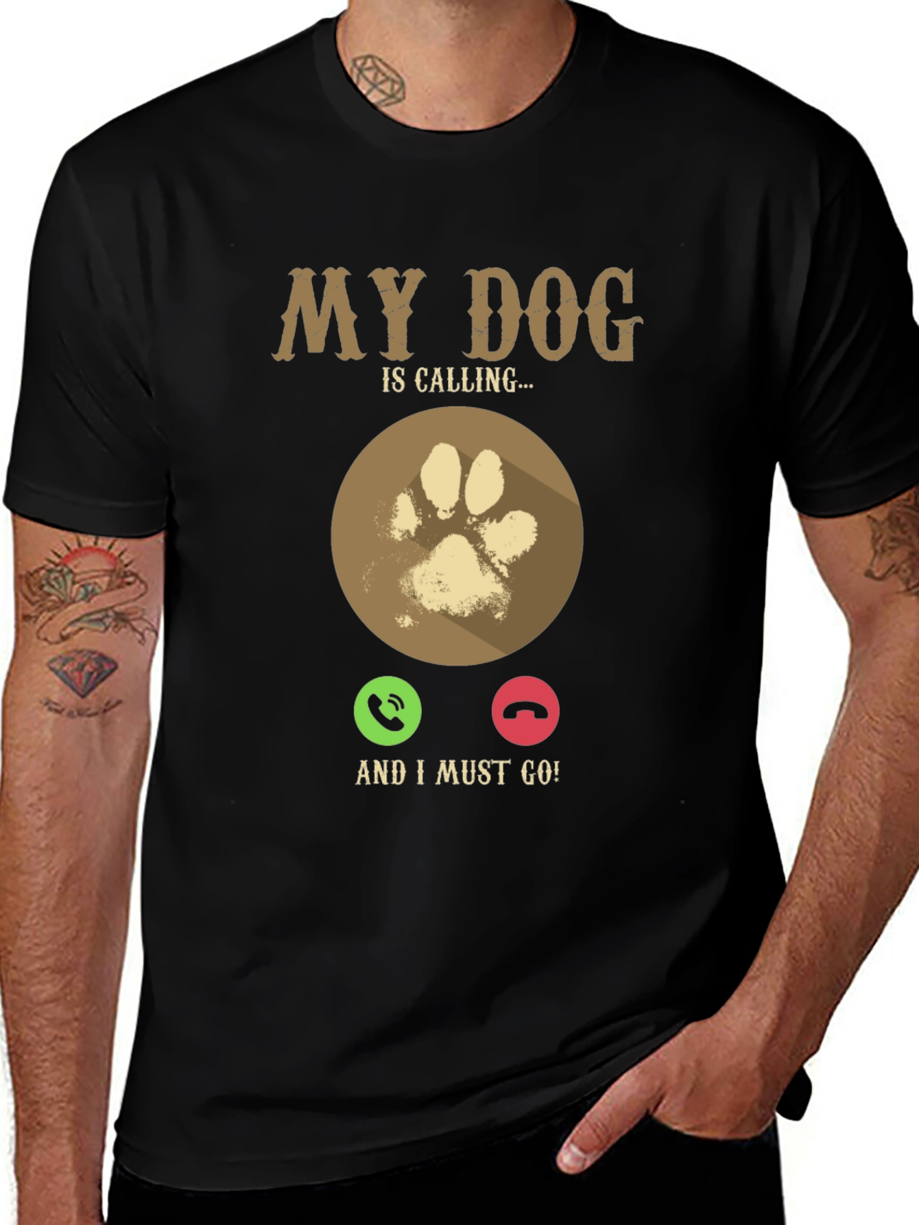 My Dog Is Calling T-Shirt