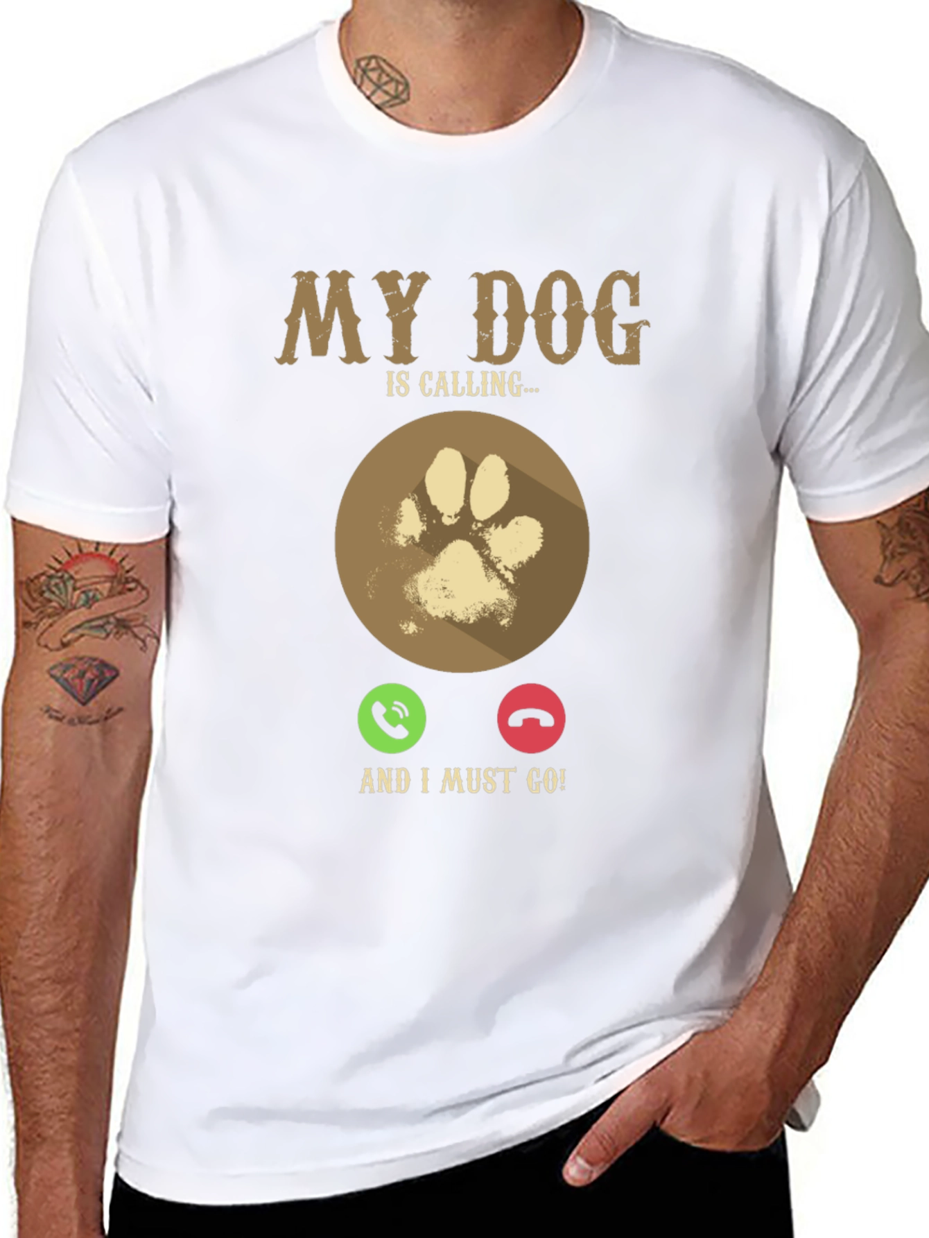 My Dog Is Calling T-Shirt