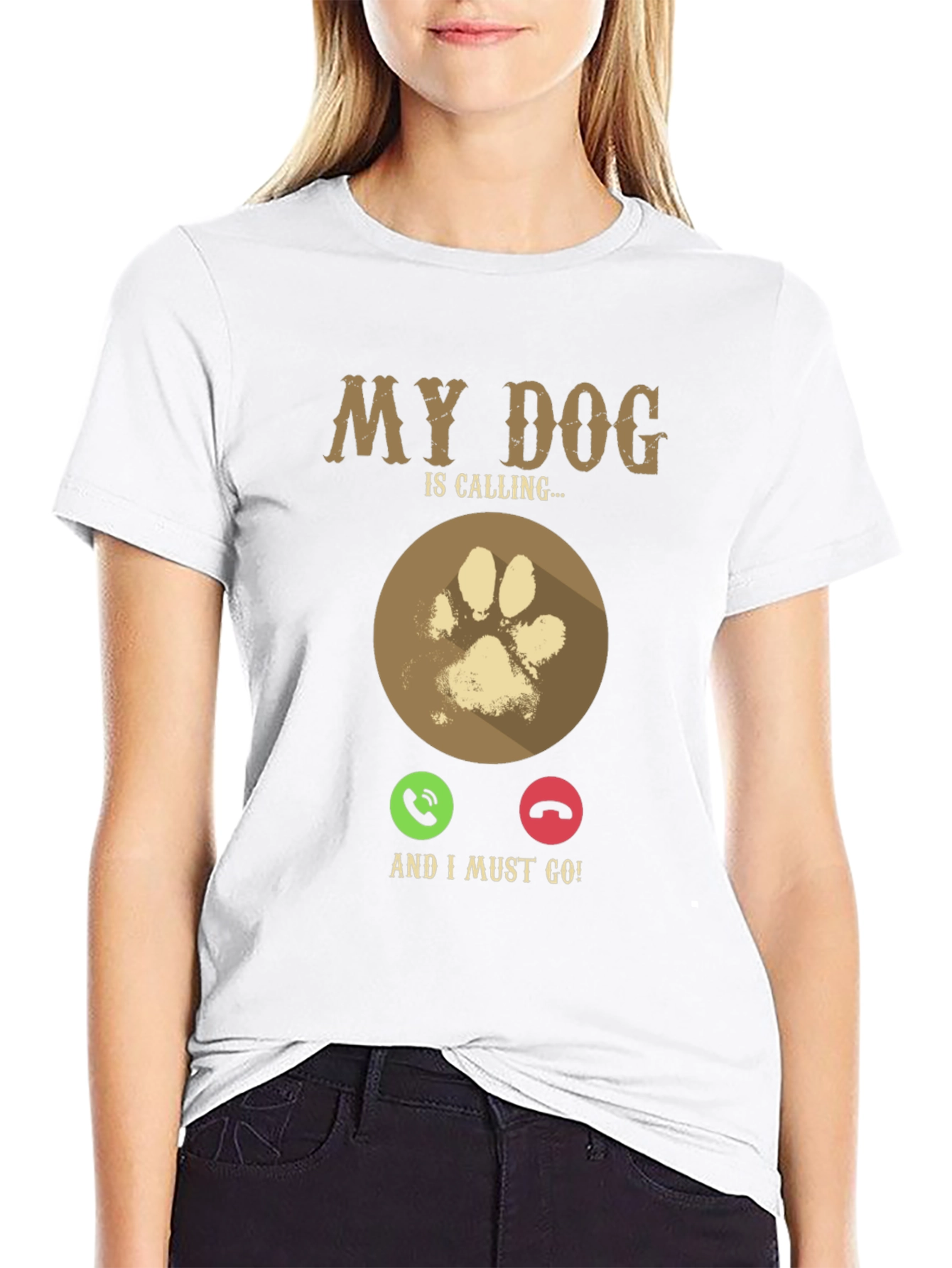 My Dog Is Calling T-Shirt
