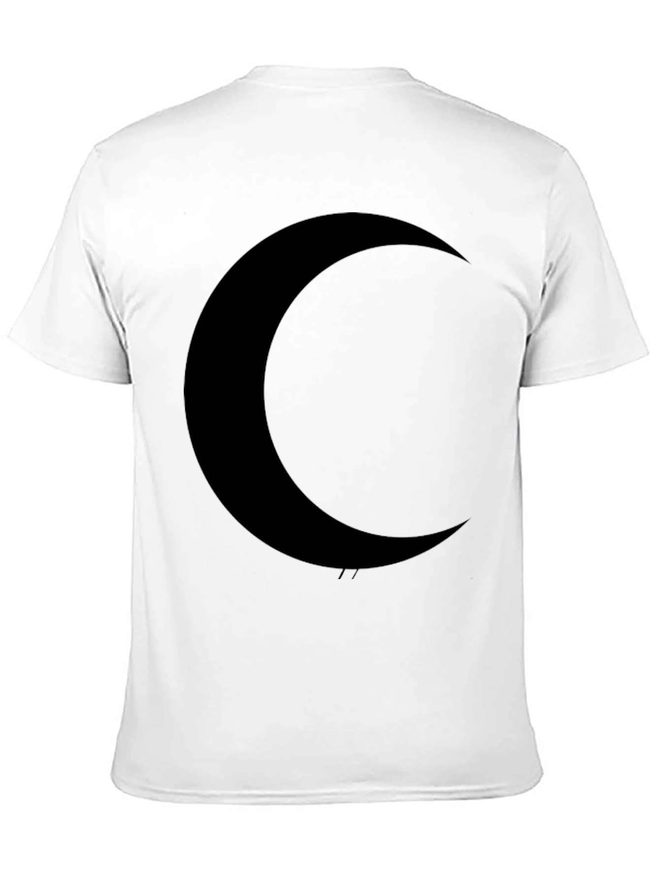Crescent Moon Graphic Black T-Shirt