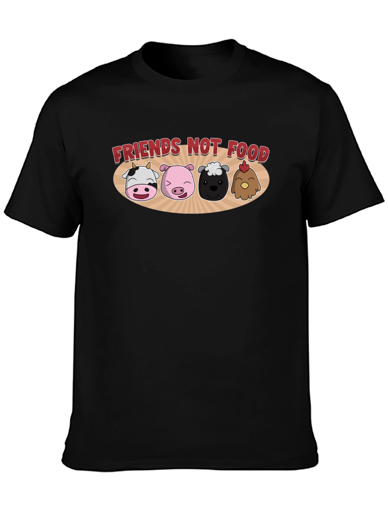 Friends Not Food Vegan T-Shirt