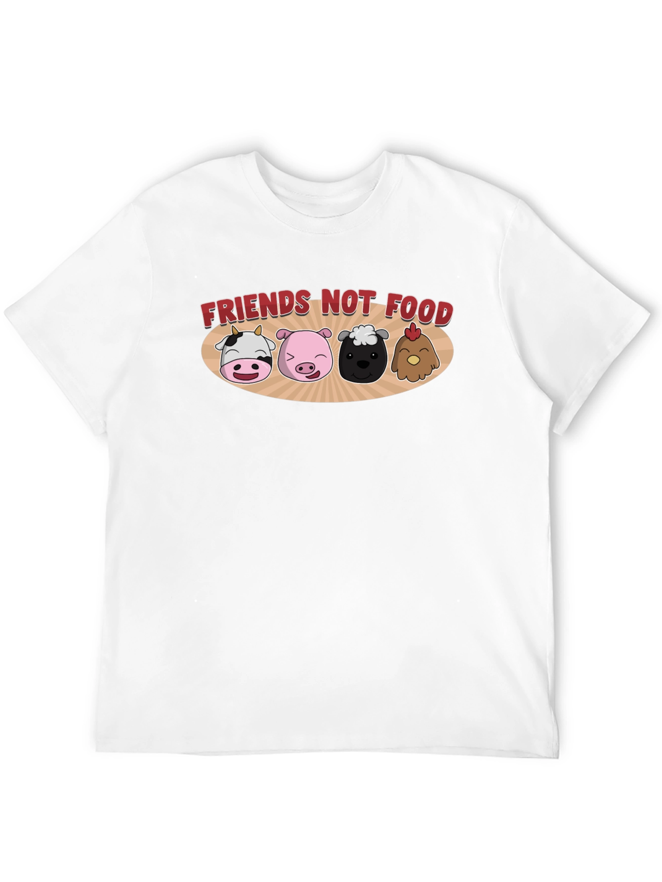 Friends Not Food Vegan T-Shirt