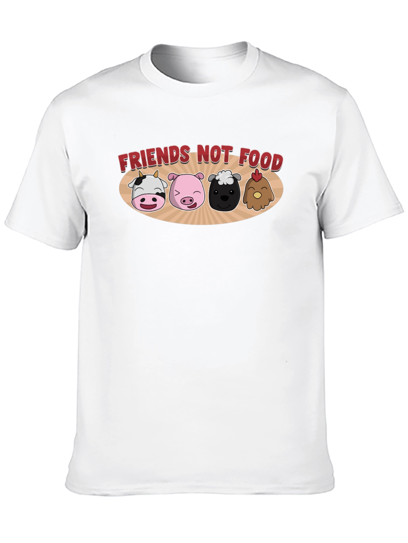 Friends Not Food Vegan T-Shirt