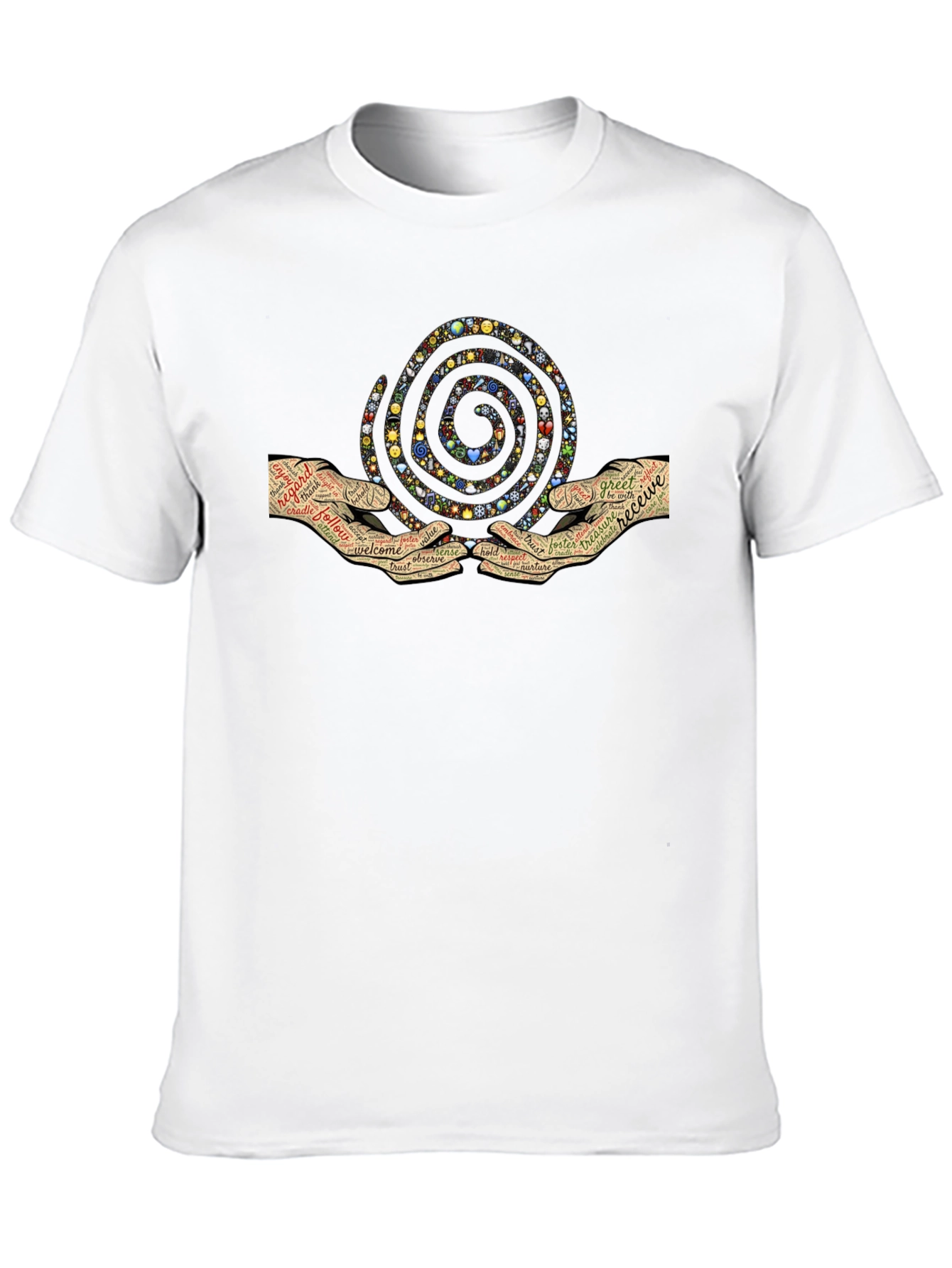 Graphic Print Crew Neck T-Shirt