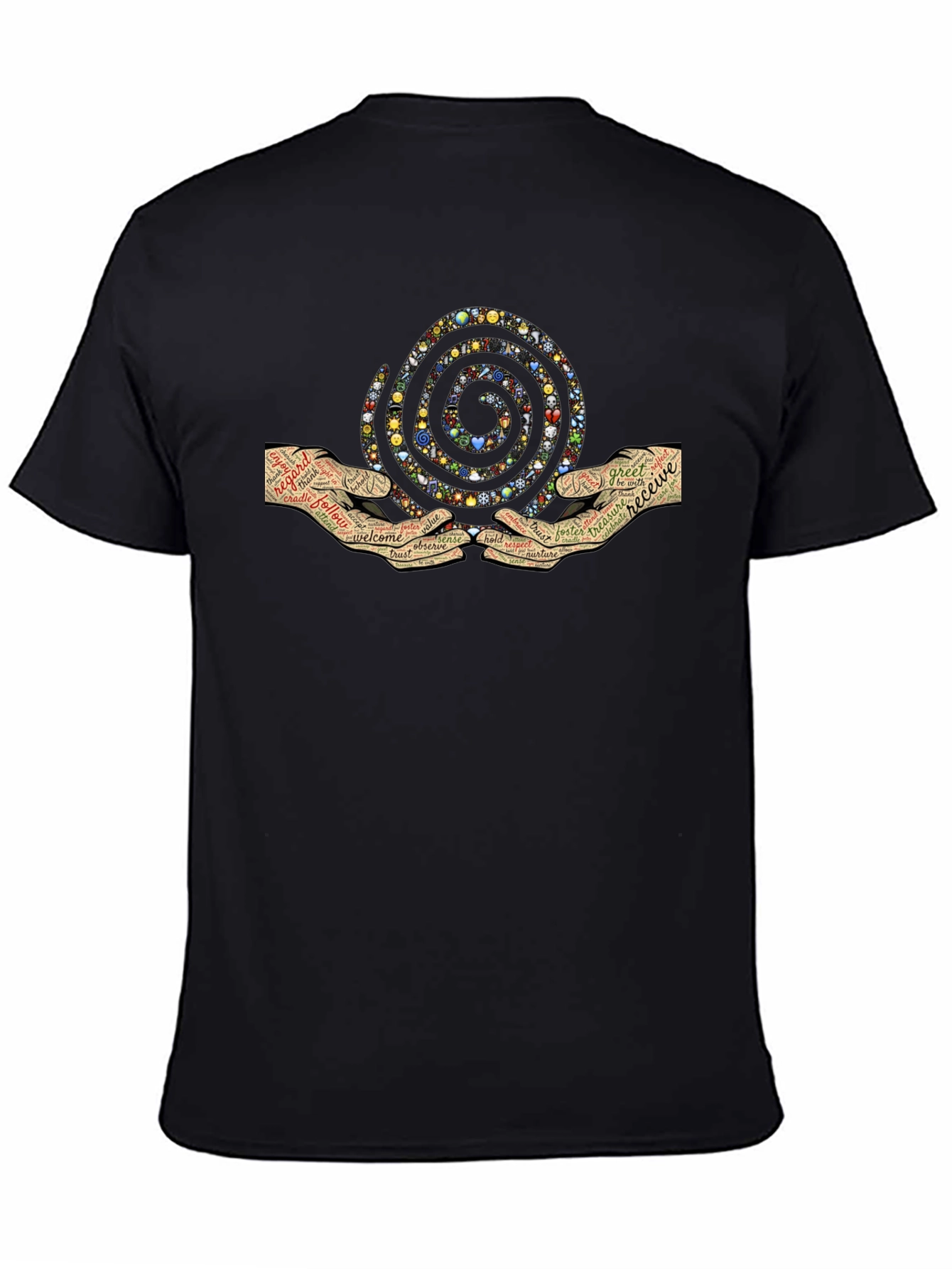 Graphic Print Crew Neck T-Shirt