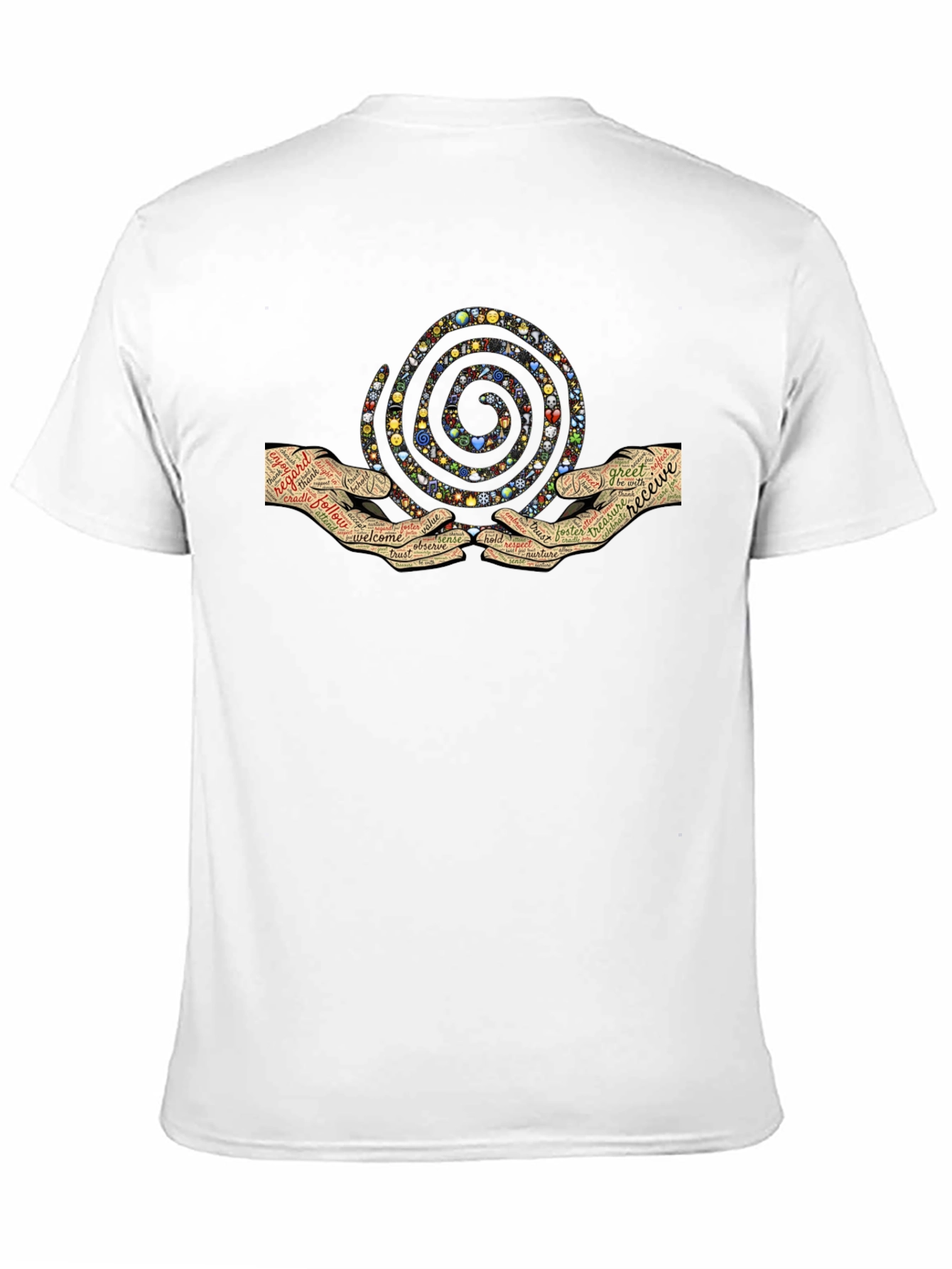 Graphic Print Crew Neck T-Shirt