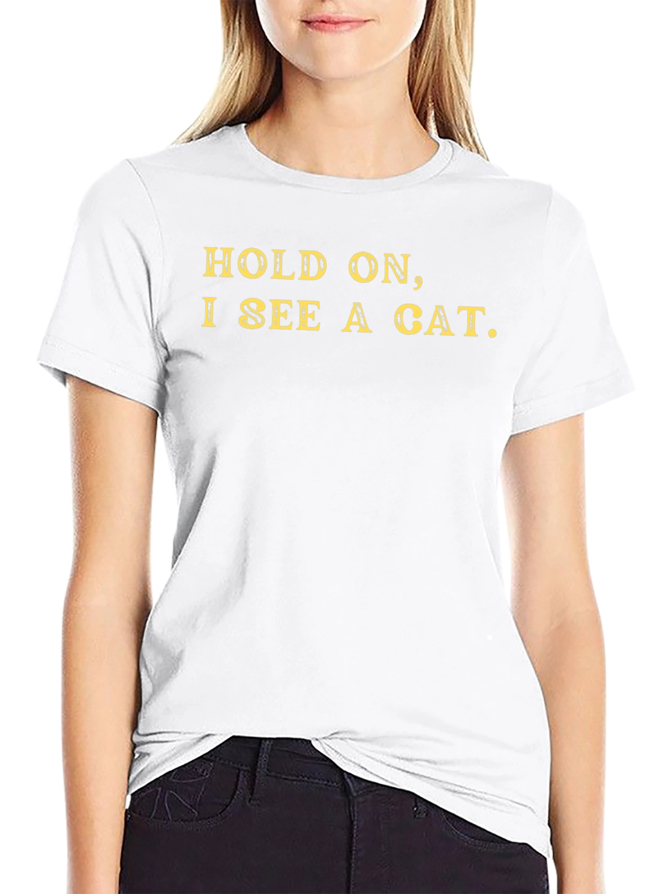 Hold On I See a Cat T-Shirt