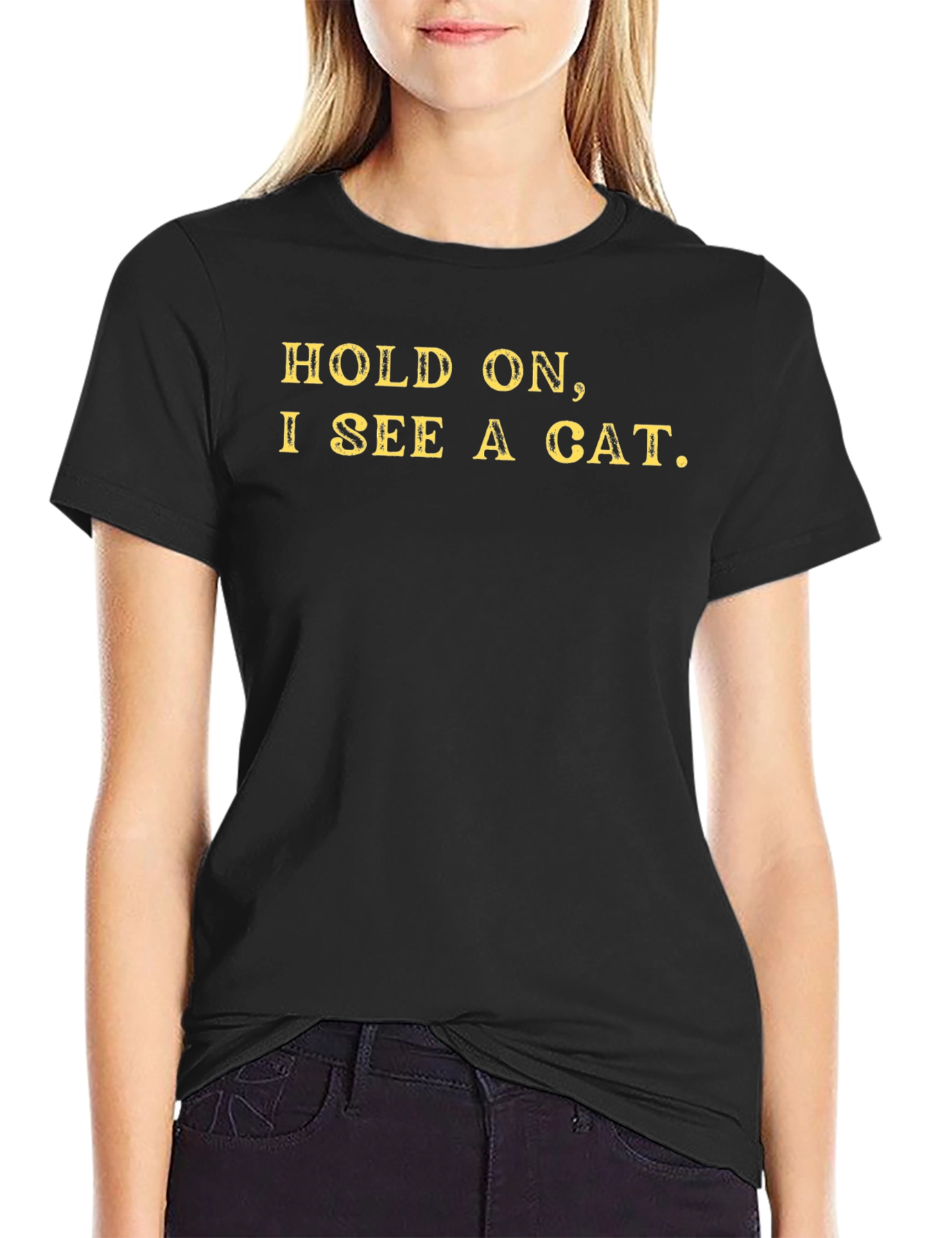 Hold On I See a Cat T-Shirt