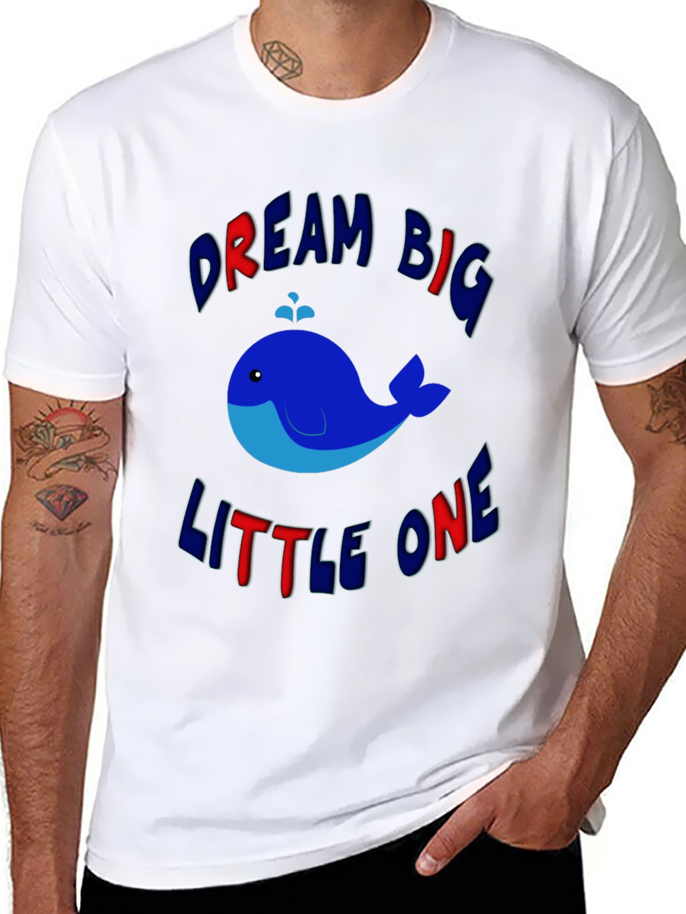 Dream Big Whale Graphic Tee
