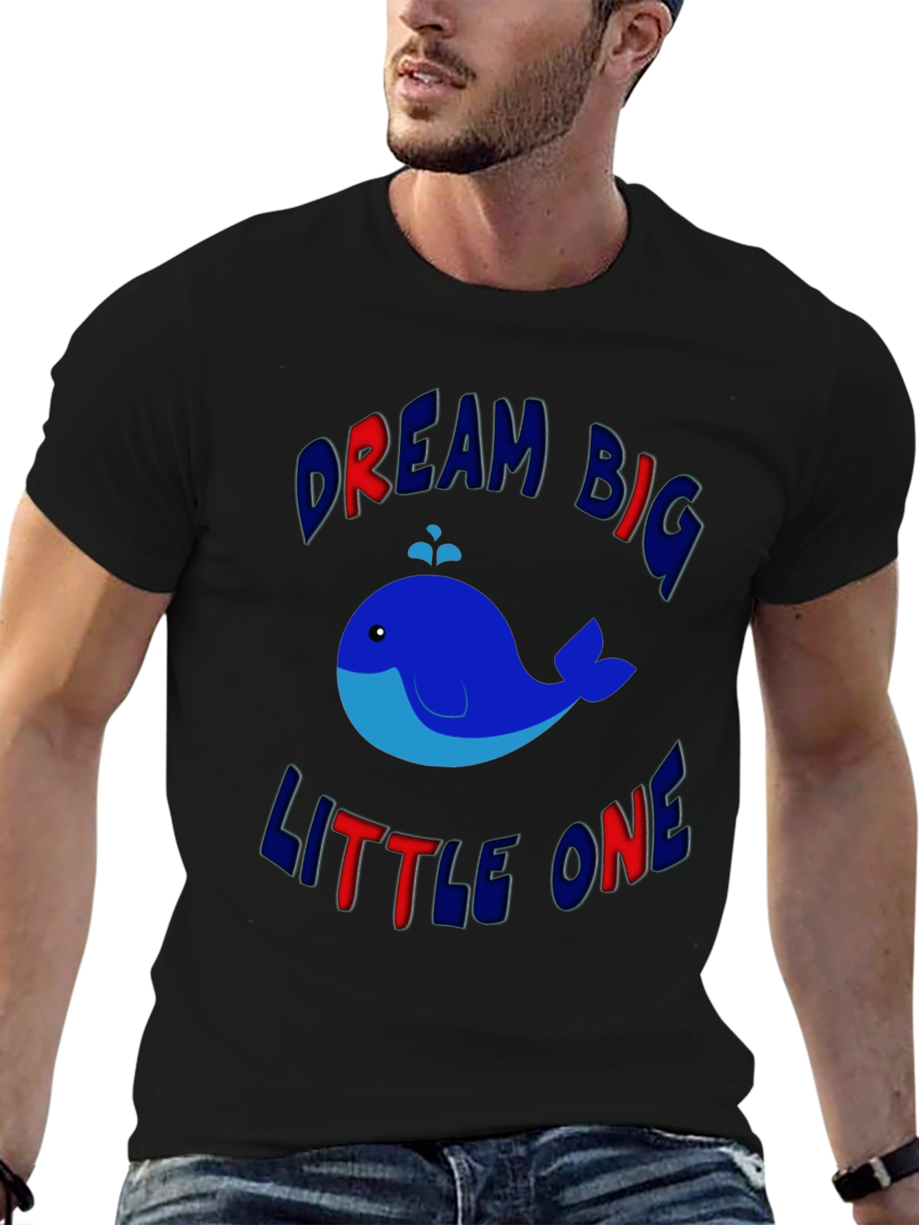 Dream Big Whale Graphic Tee
